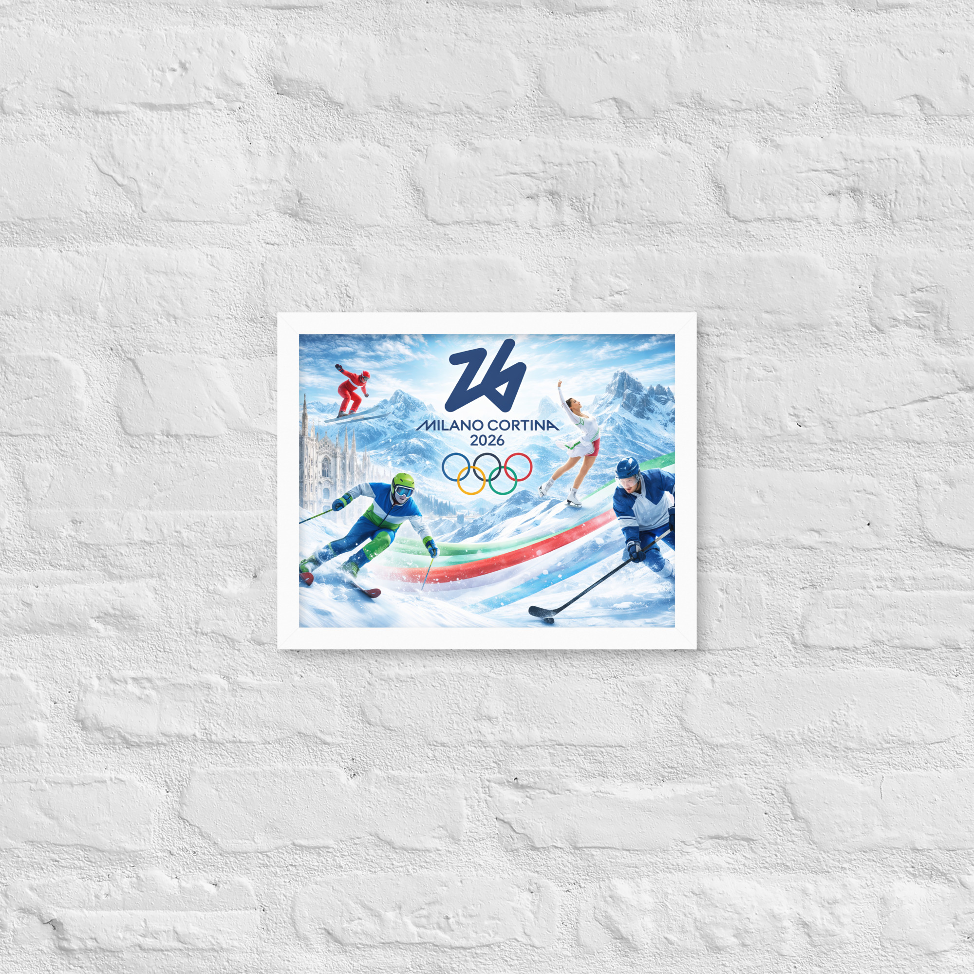 framed poster | milano cortina 2026 winter olympics sports energy framed poster | milano cortina 2026 winter olympics sports energy