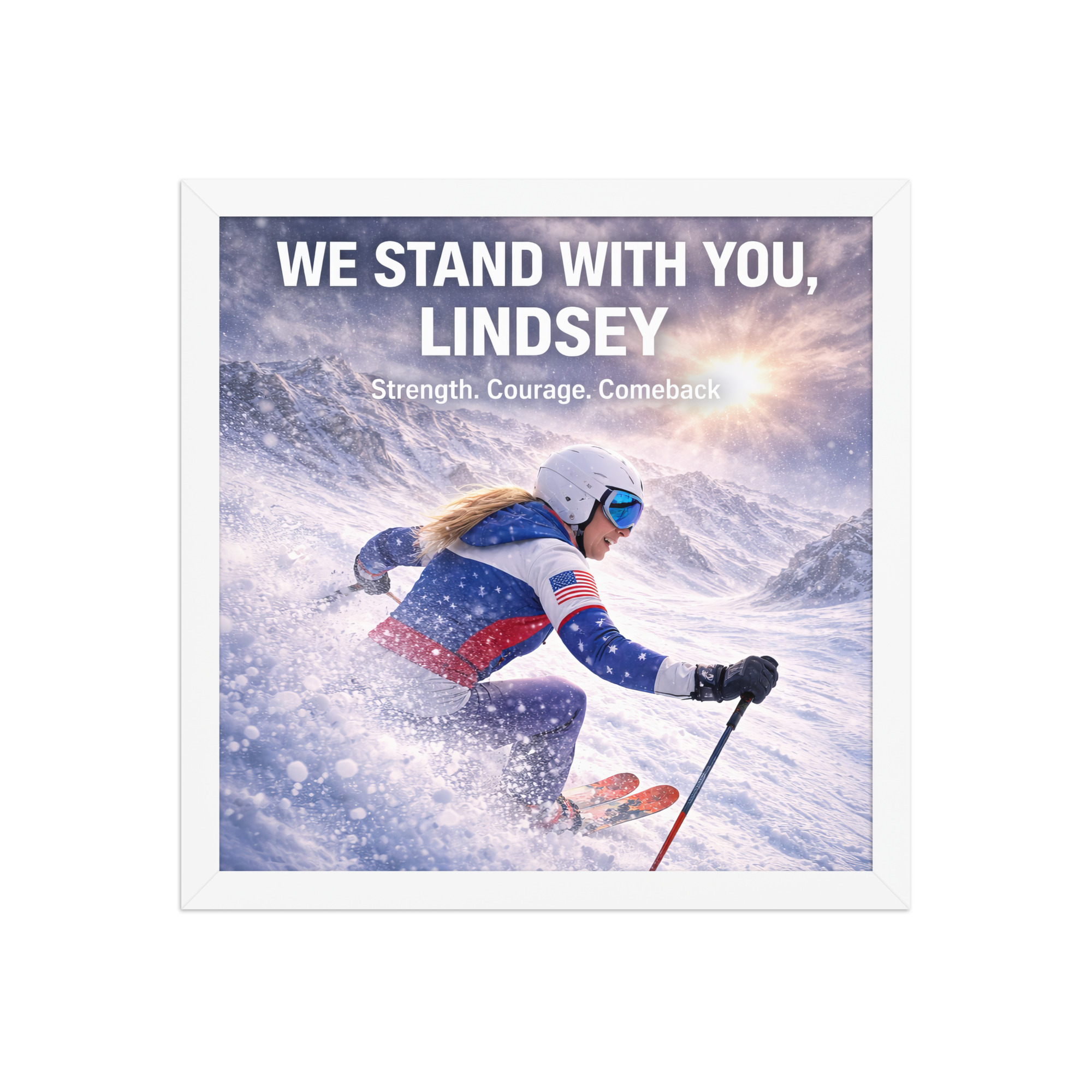 framed poster | we stand with you, lindsey framed poster | we stand with you, lindsey