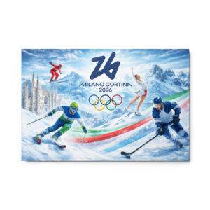 metal prints | milano cortina 2026 winter olympics sports energy