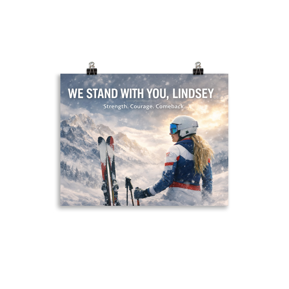 photo paper poster | we stand with you, lindsey photo paper poster | we stand with you, lindsey