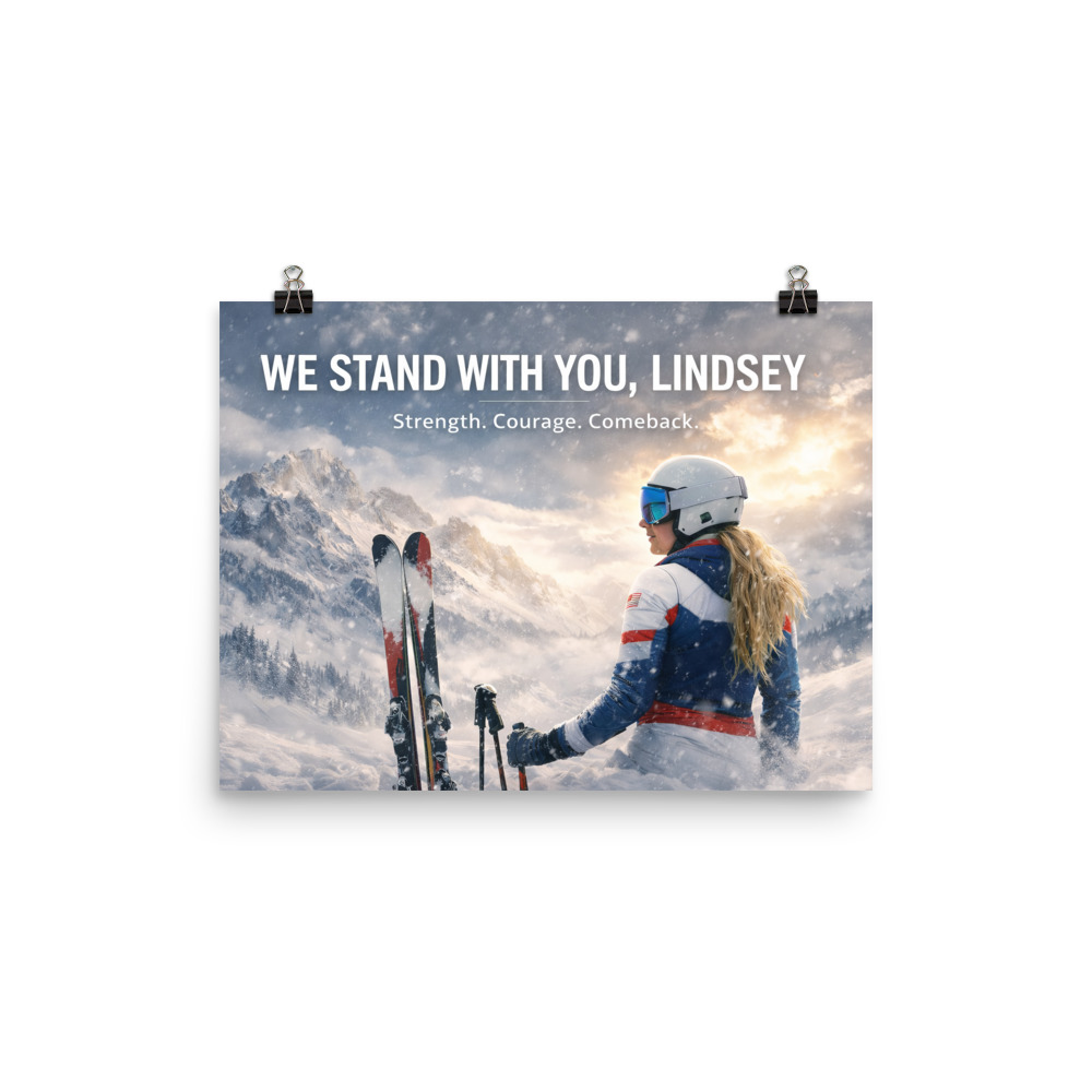 photo paper poster | we stand with you, lindsey photo paper poster | we stand with you, lindsey