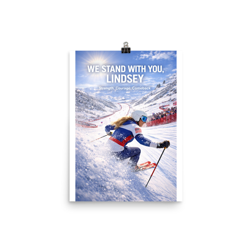 photo paper poster | we stand with you, lindsey photo paper poster | we stand with you, lindsey