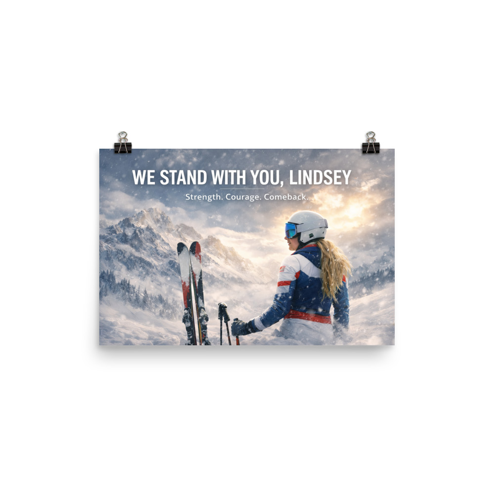 photo paper poster | we stand with you, lindsey photo paper poster | we stand with you, lindsey