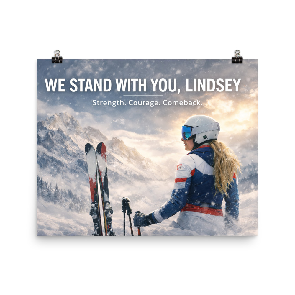 photo paper poster | we stand with you, lindsey photo paper poster | we stand with you, lindsey