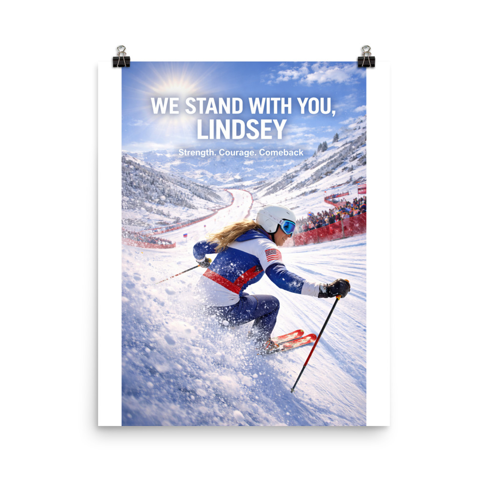photo paper poster | we stand with you, lindsey photo paper poster | we stand with you, lindsey