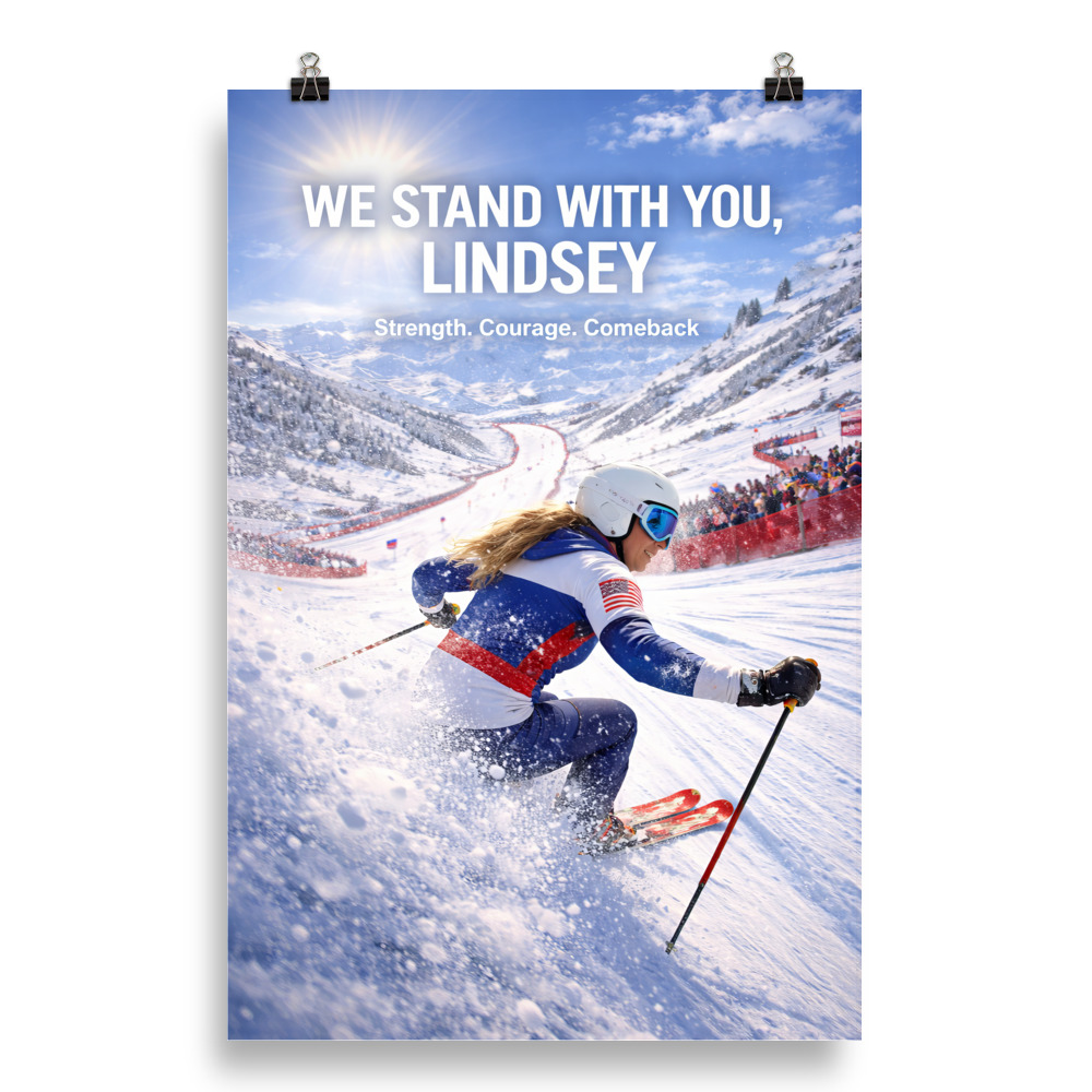 photo paper poster | we stand with you, lindsey photo paper poster | we stand with you, lindsey