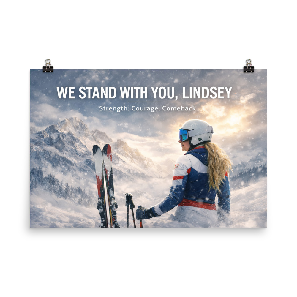 photo paper poster | we stand with you, lindsey photo paper poster | we stand with you, lindsey