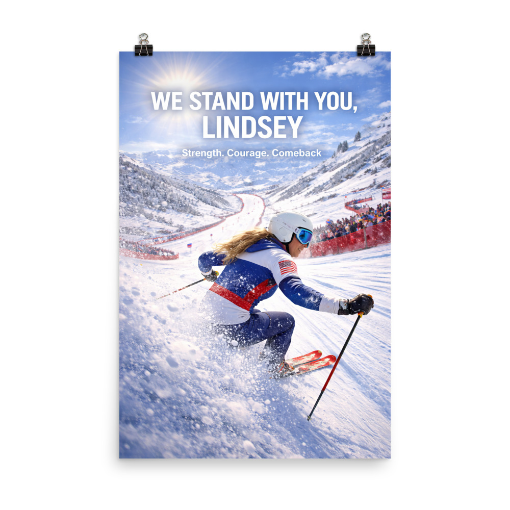 photo paper poster | we stand with you, lindsey photo paper poster | we stand with you, lindsey