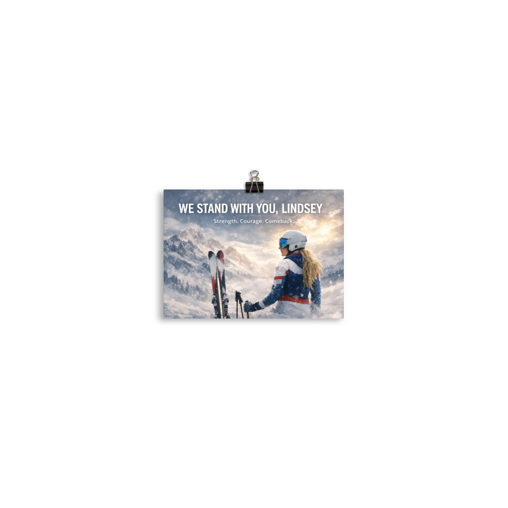 photo paper poster | we stand with you, lindsey photo paper poster | we stand with you, lindsey