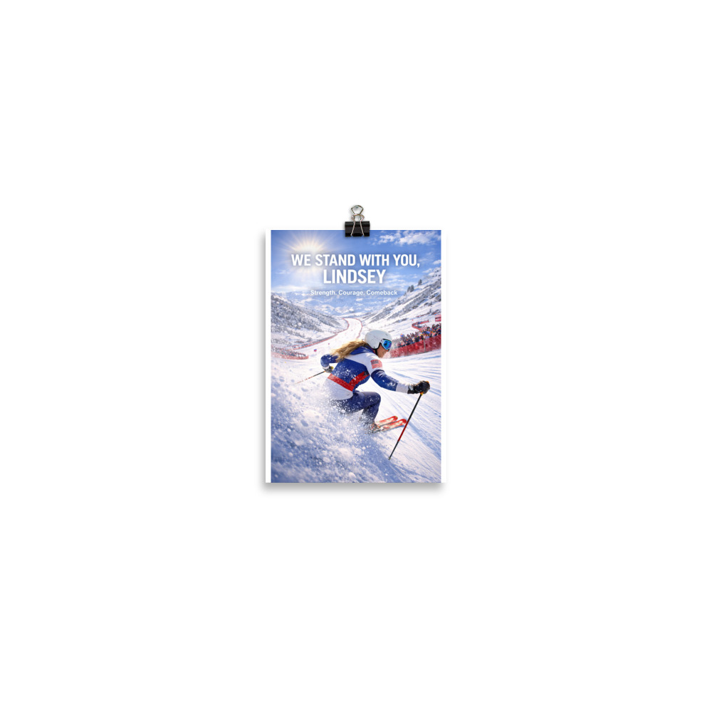 photo paper poster | we stand with you, lindsey photo paper poster | we stand with you, lindsey