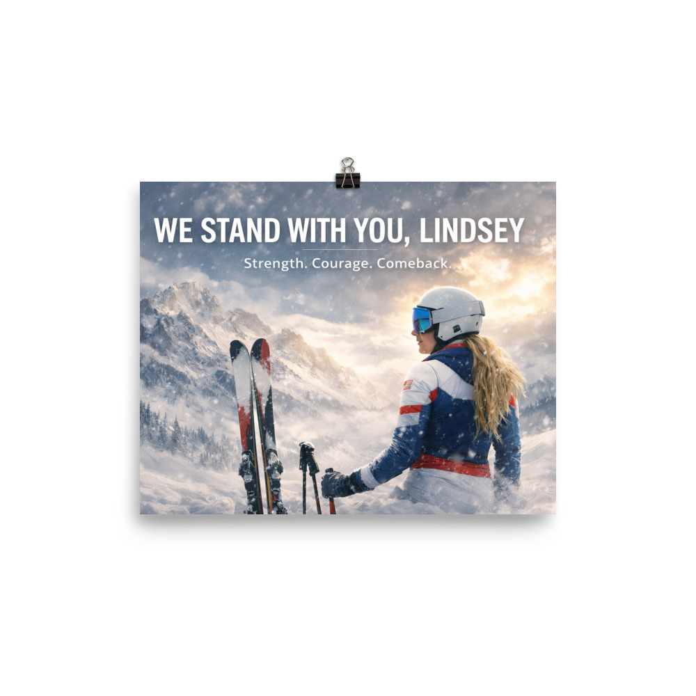 photo paper poster | we stand with you, lindsey photo paper poster | we stand with you, lindsey