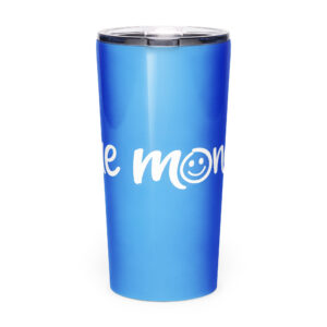 tapered stainless steel tumbler | blue monday