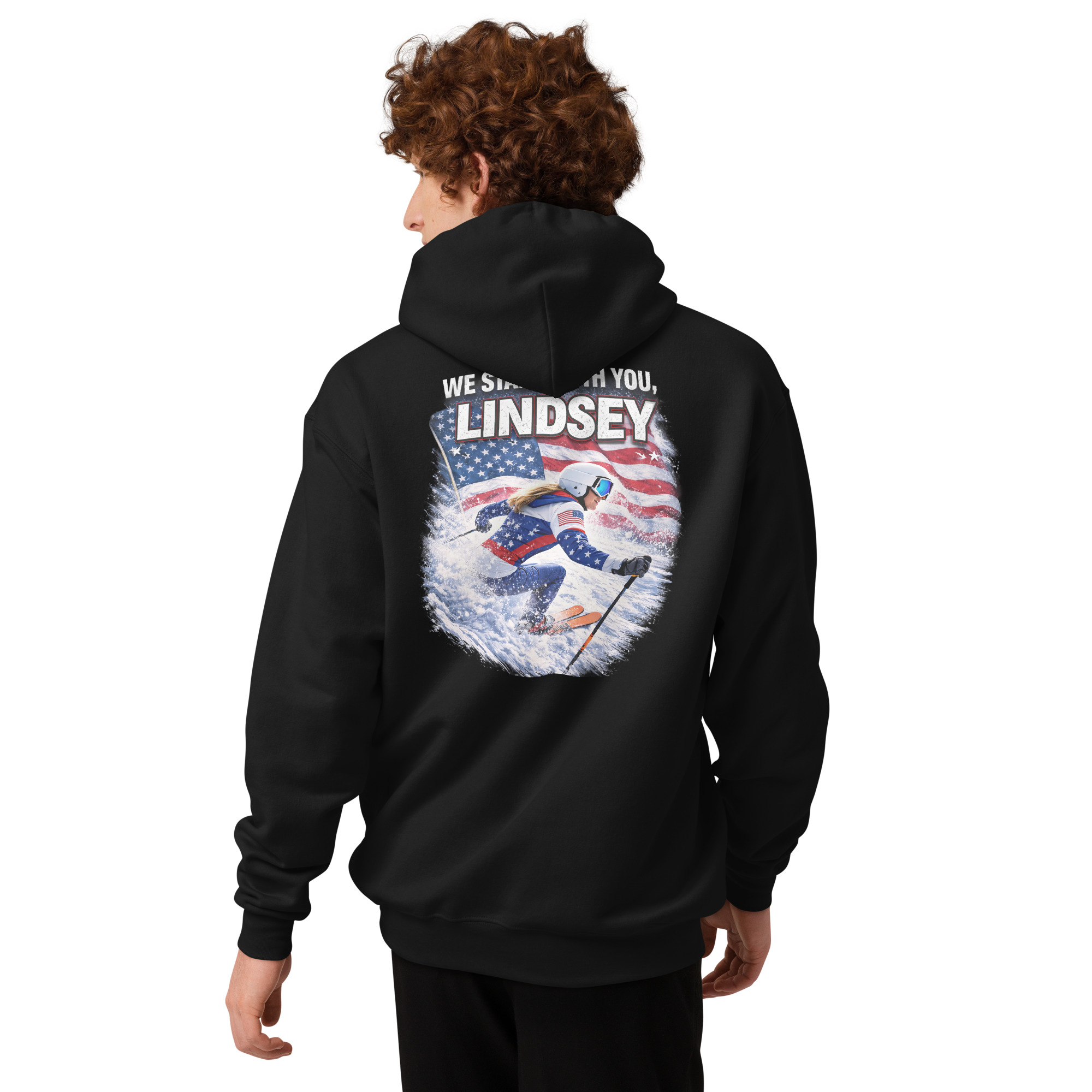 unisex champion hoodie | we stand with you, lindsey unisex champion hoodie | we stand with you, lindsey