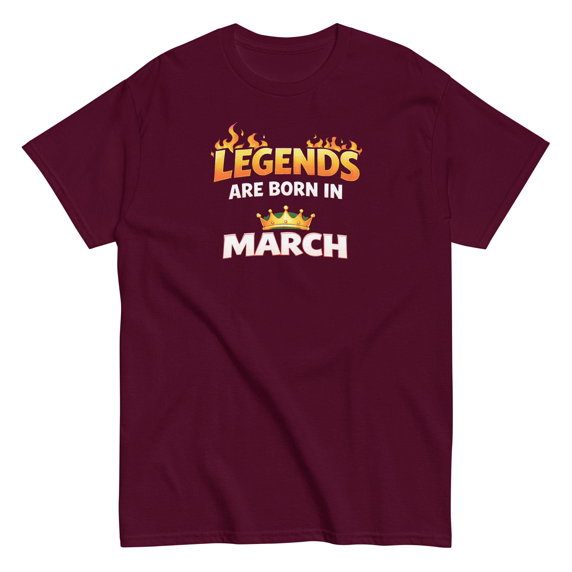 unisex classic tee | legendary people are born in march unisex classic tee | legendary people are born in march