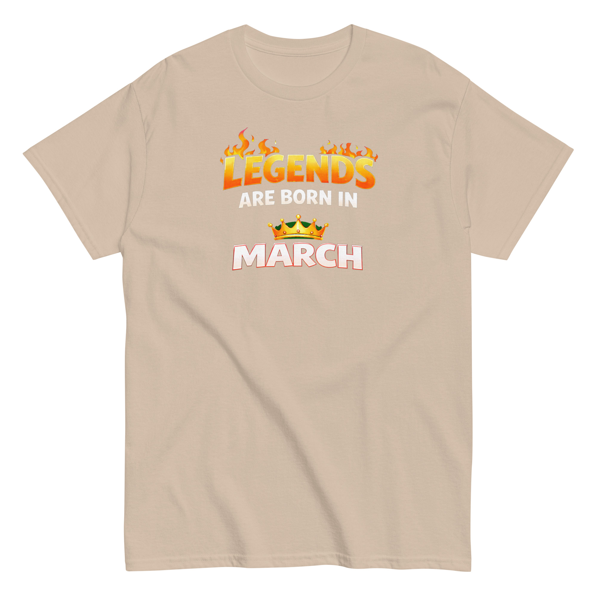unisex classic tee | legendary people are born in march unisex classic tee | legendary people are born in march