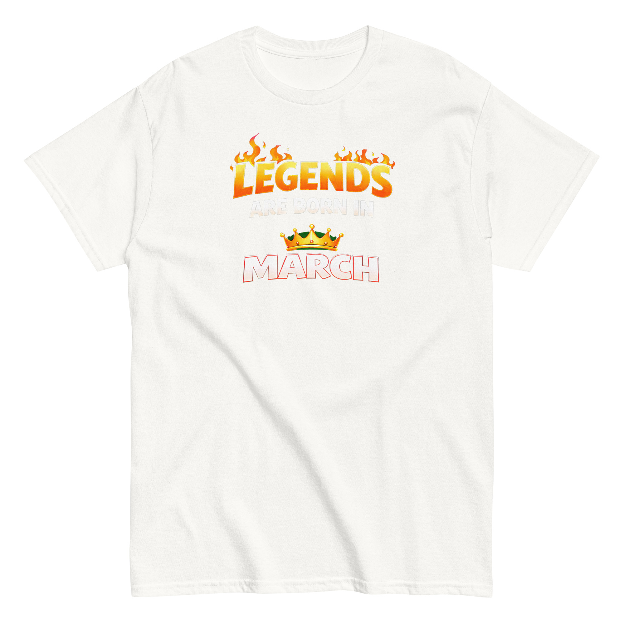 unisex classic tee | legendary people are born in march unisex classic tee | legendary people are born in march