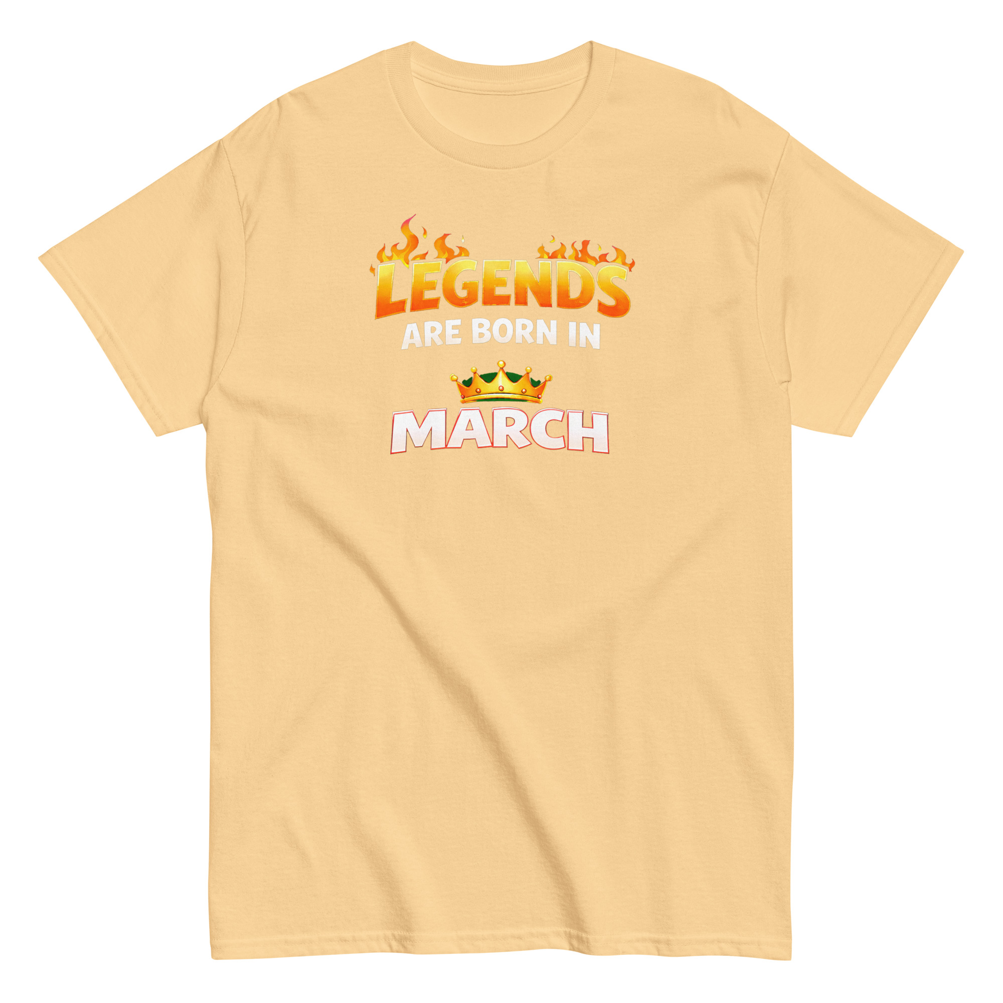 unisex classic tee | legendary people are born in march unisex classic tee | legendary people are born in march