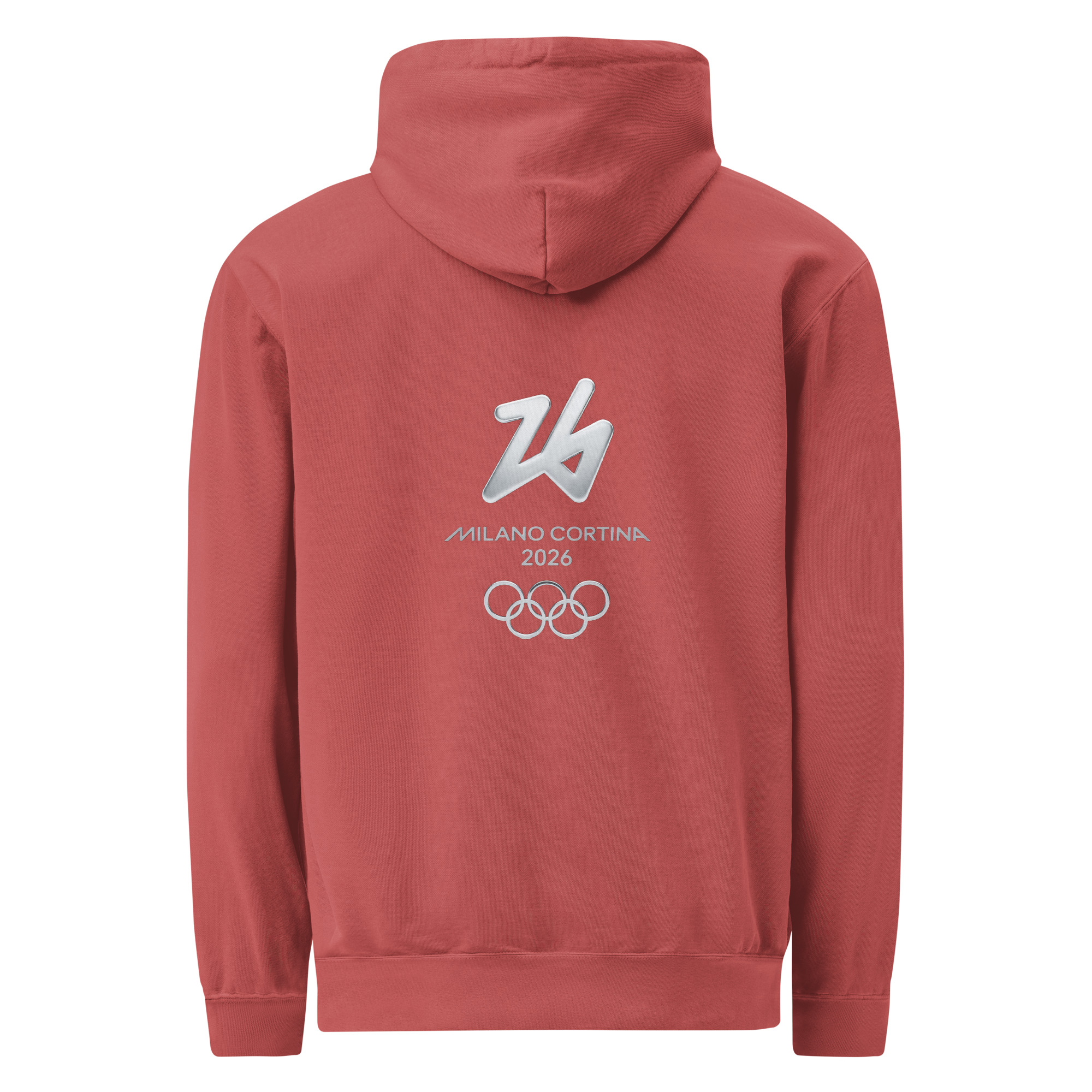 unisex garment dyed hoodie | milano cortina 2026 winter olympics sports energy unisex garment dyed hoodie | milano cortina 2026 winter olympics sports energy