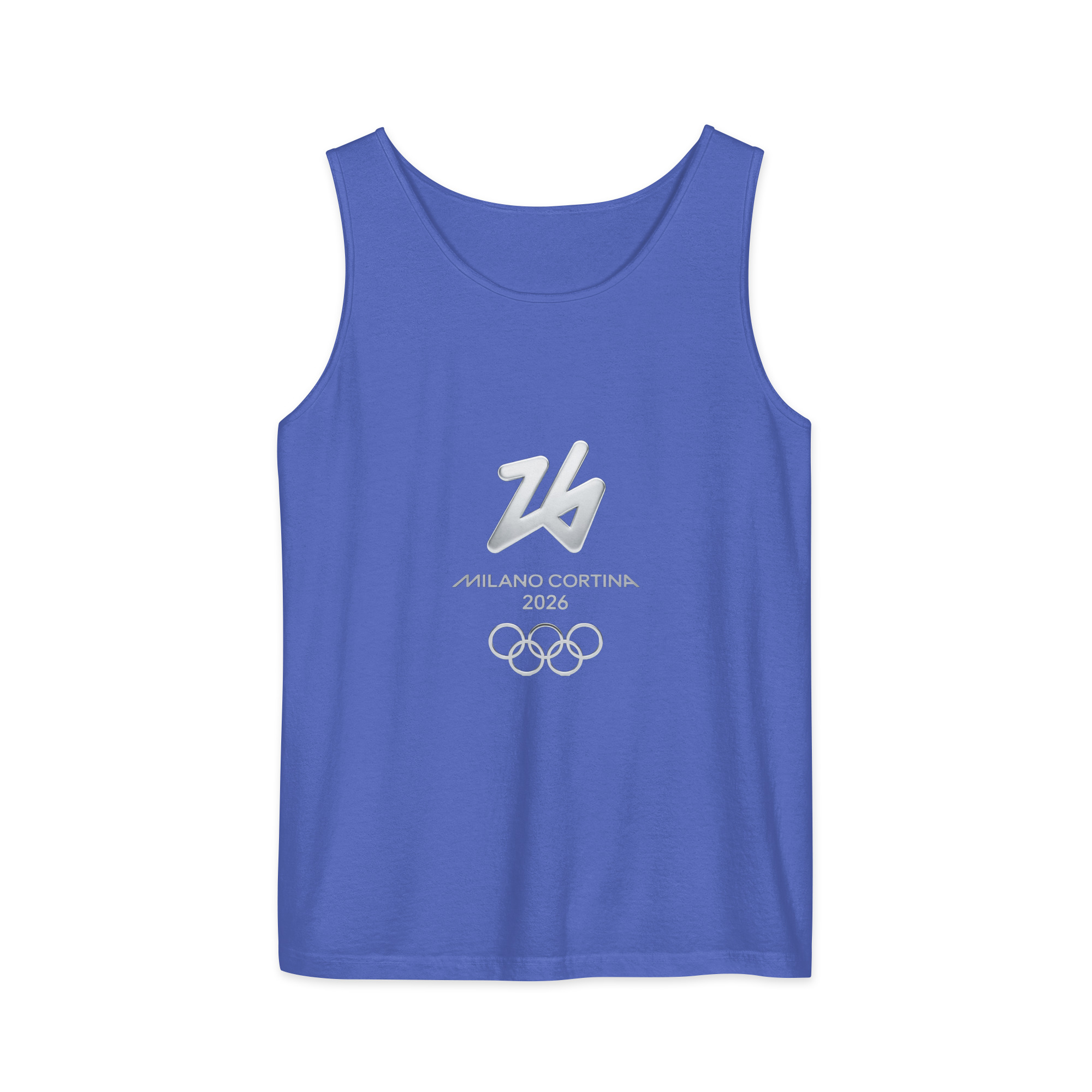 unisex garment dyed tank top | milano cortina 2026 winter olympics sports energy unisex garment dyed tank top | milano cortina 2026 winter olympics sports energy
