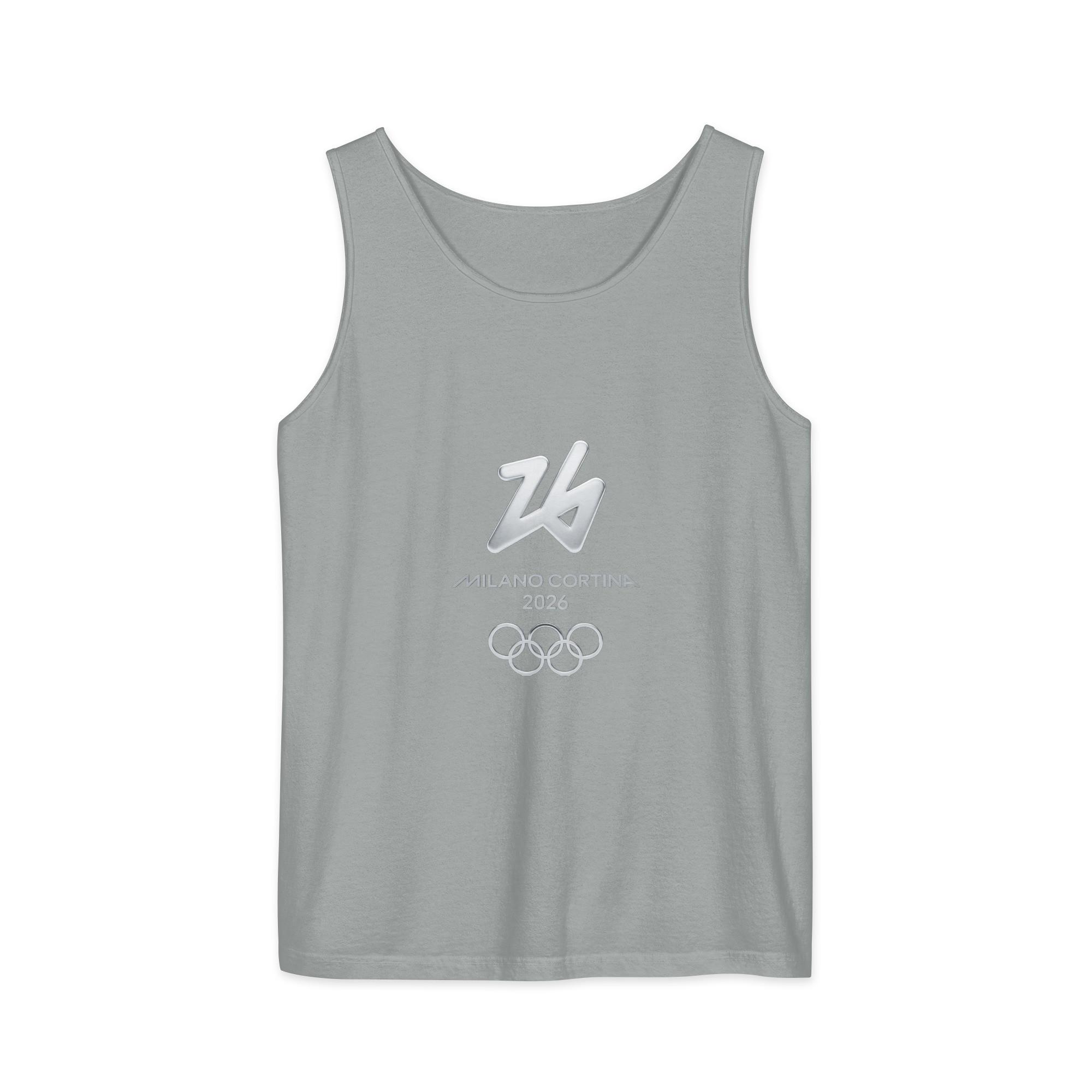 unisex garment dyed tank top | milano cortina 2026 winter olympics sports energy unisex garment dyed tank top | milano cortina 2026 winter olympics sports energy