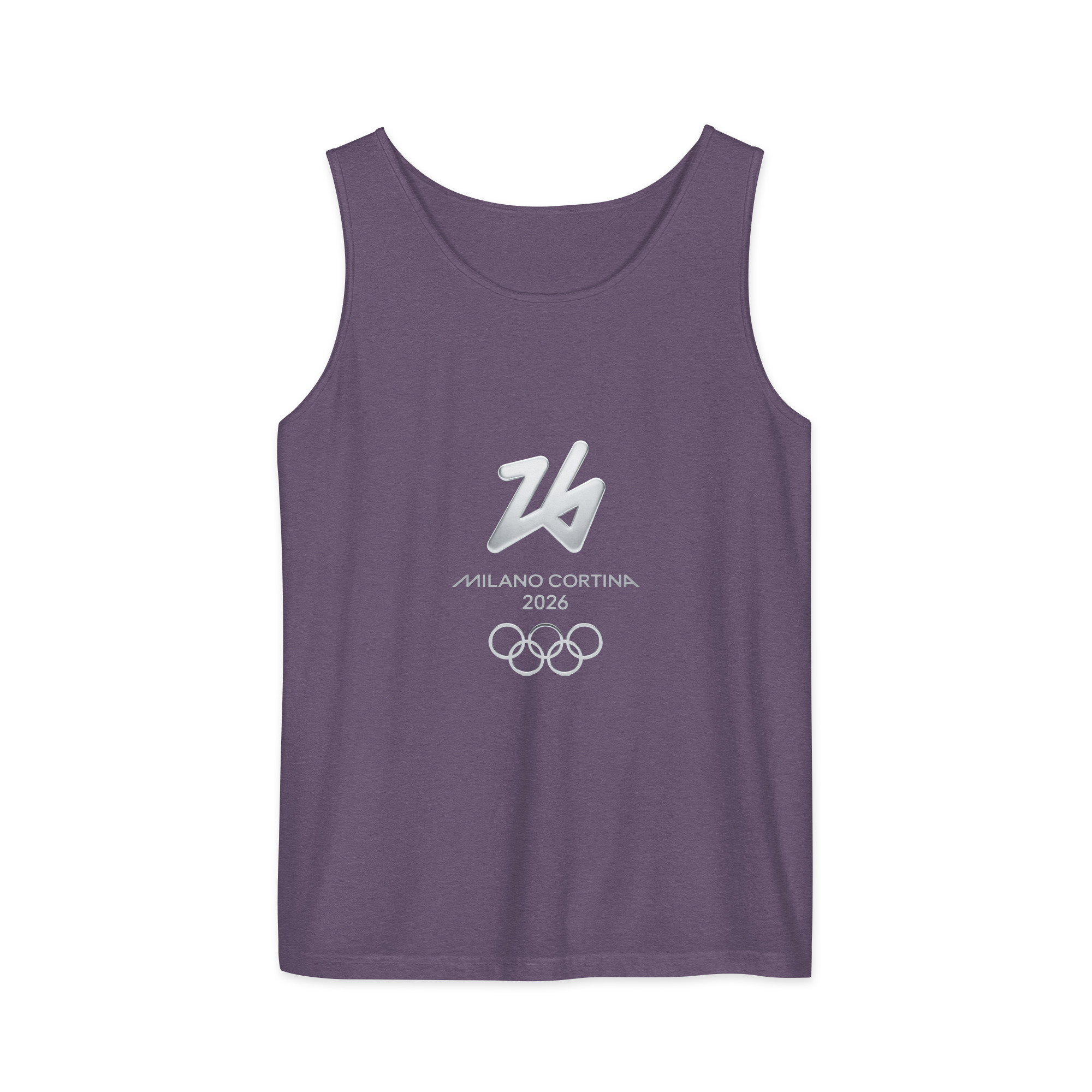 unisex garment dyed tank top | milano cortina 2026 winter olympics sports energy unisex garment dyed tank top | milano cortina 2026 winter olympics sports energy