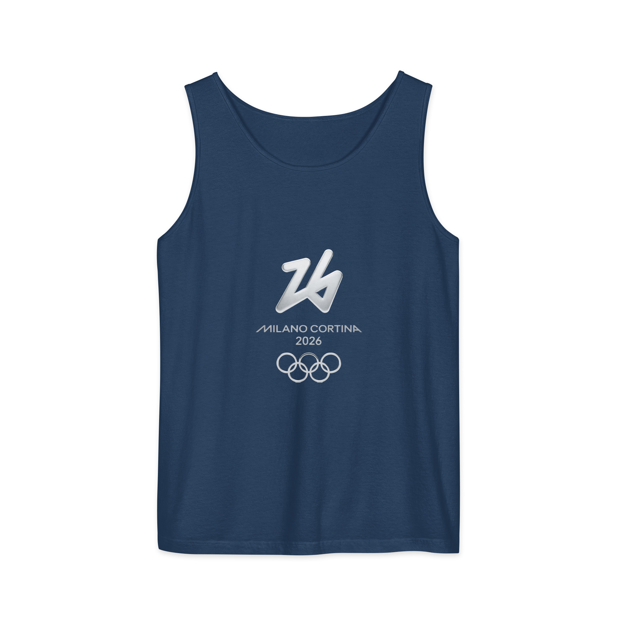 unisex garment dyed tank top | milano cortina 2026 winter olympics sports energy unisex garment dyed tank top | milano cortina 2026 winter olympics sports energy