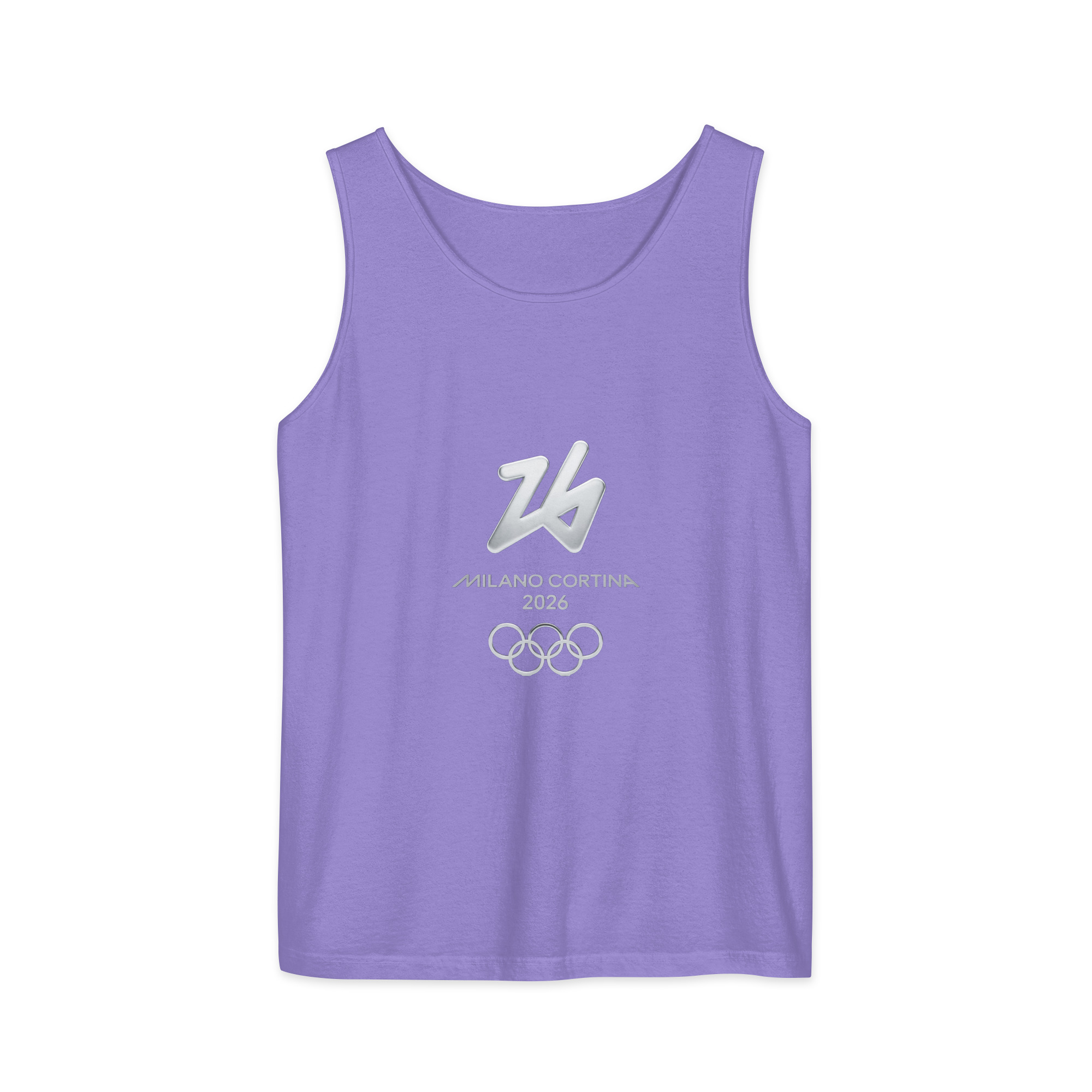 unisex garment dyed tank top | milano cortina 2026 winter olympics sports energy unisex garment dyed tank top | milano cortina 2026 winter olympics sports energy