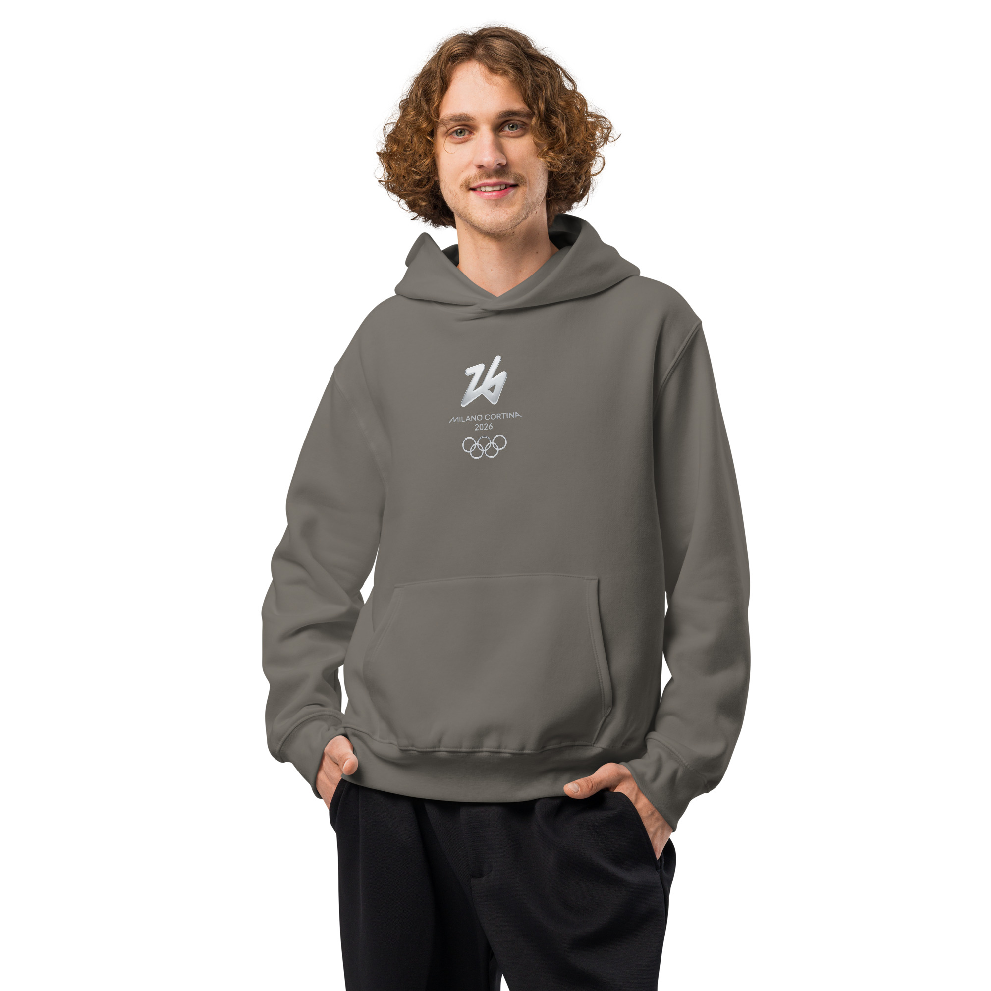 oversized heavyweight hoodie | milano cortina 2026 winter olympics sports energy oversized heavyweight hoodie | milano cortina 2026 winter olympics sports energy
