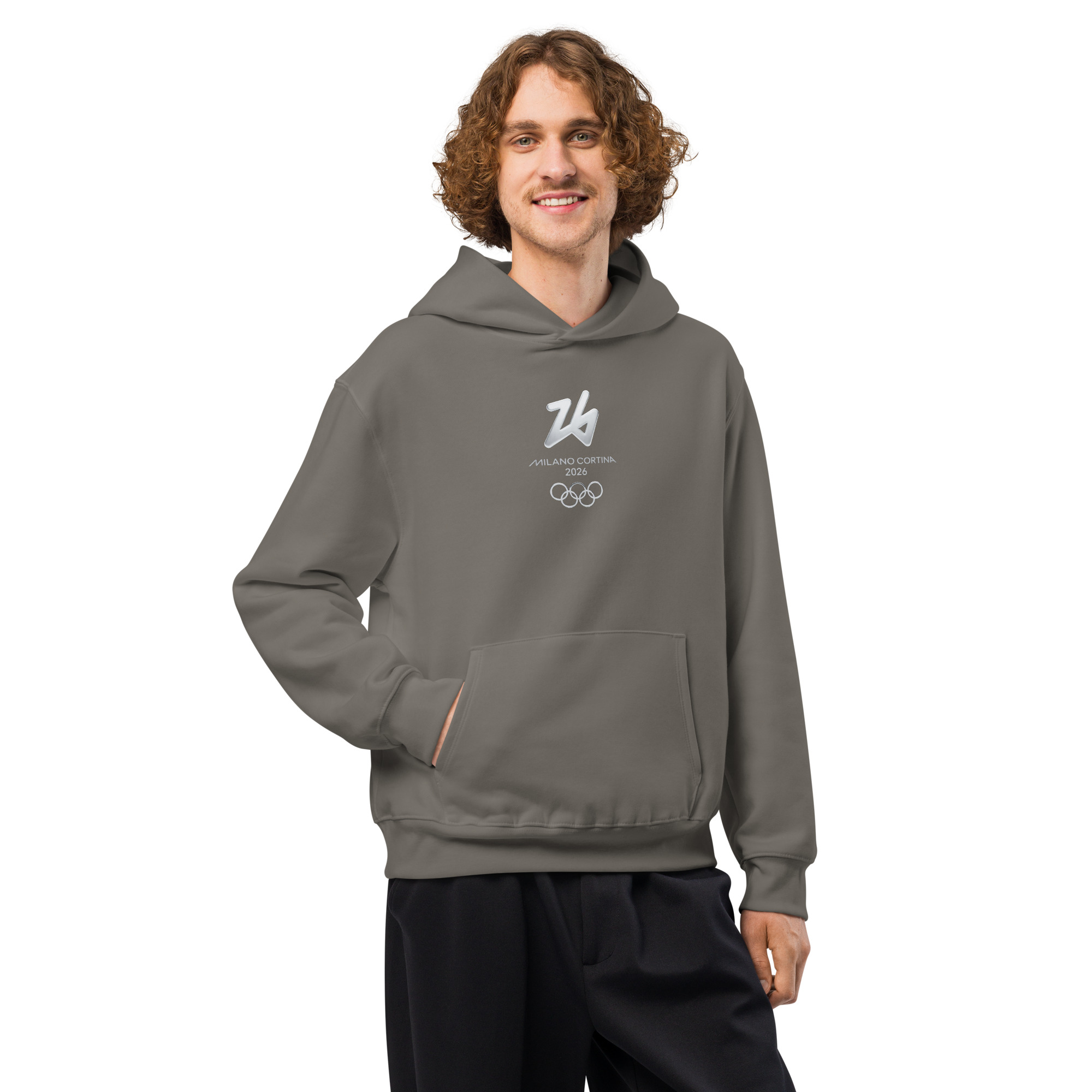 oversized heavyweight hoodie | milano cortina 2026 winter olympics sports energy oversized heavyweight hoodie | milano cortina 2026 winter olympics sports energy