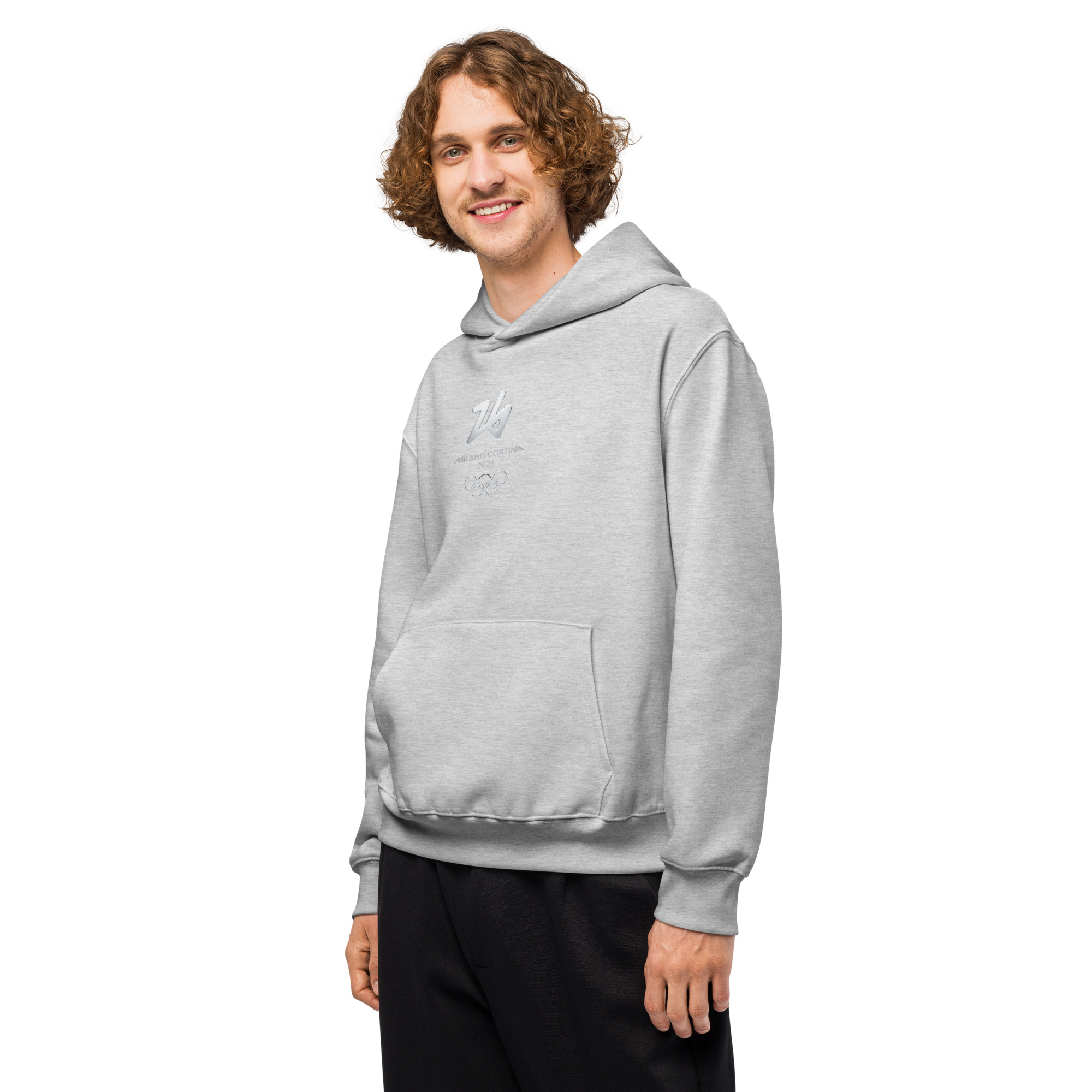 oversized heavyweight hoodie | milano cortina 2026 winter olympics sports energy oversized heavyweight hoodie | milano cortina 2026 winter olympics sports energy