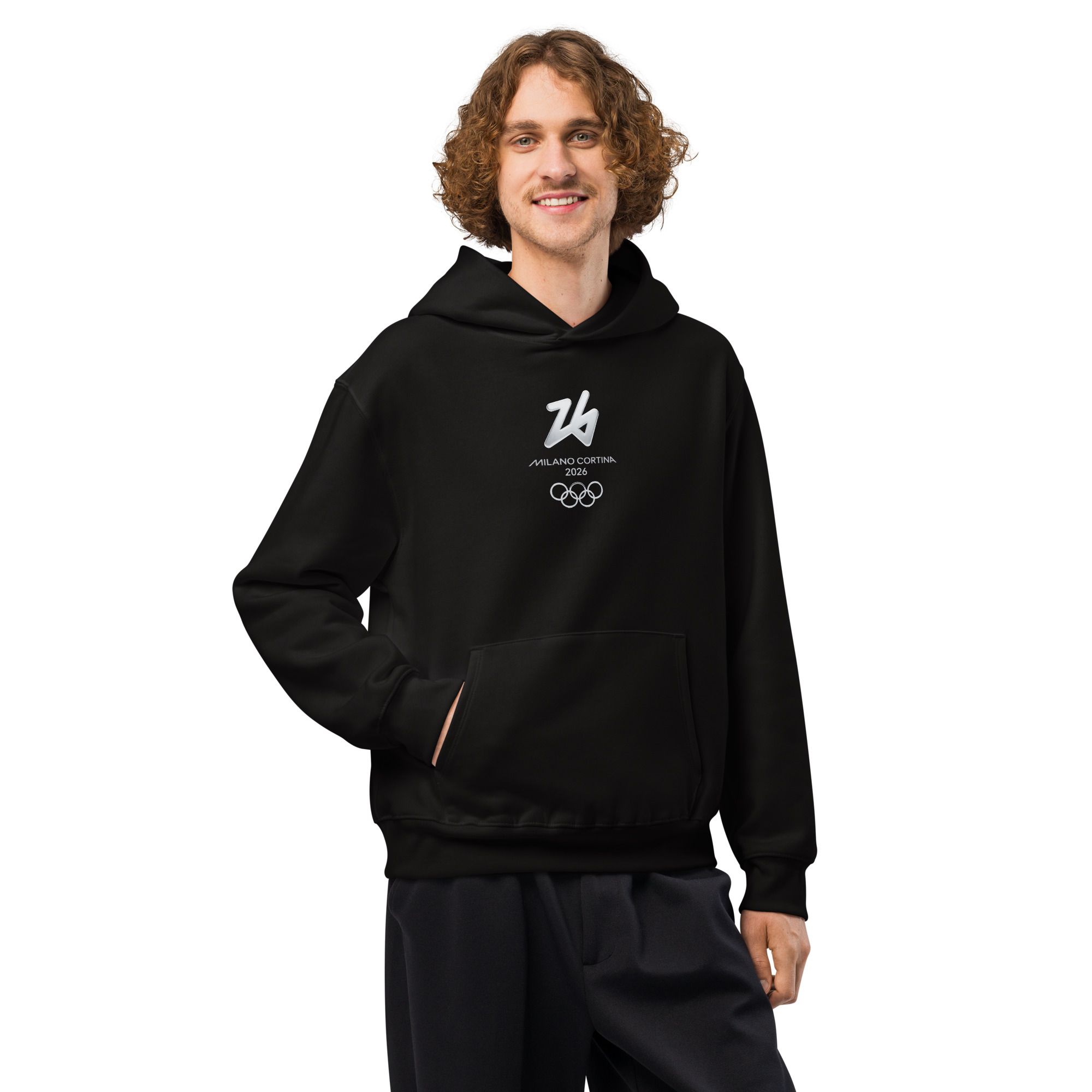 oversized heavyweight hoodie | milano cortina 2026 winter olympics sports energy oversized heavyweight hoodie | milano cortina 2026 winter olympics sports energy