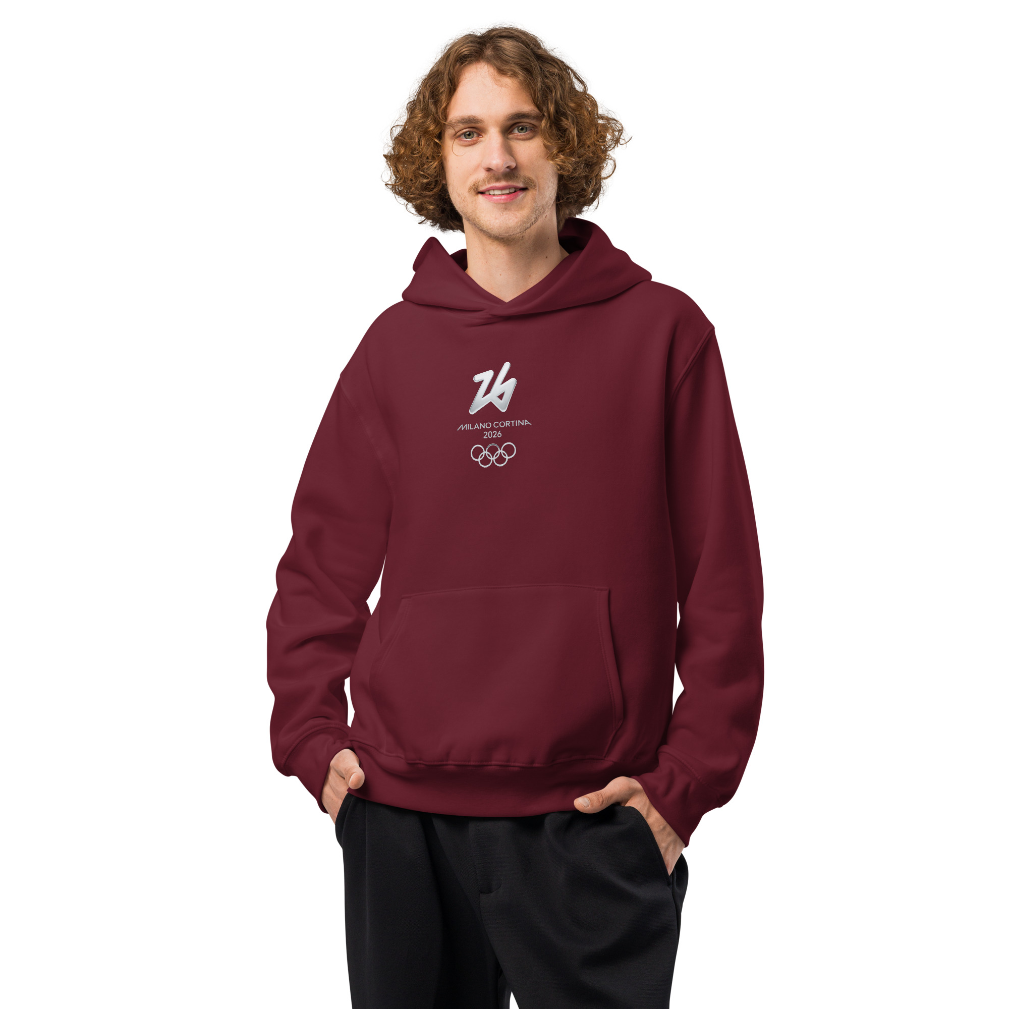 oversized heavyweight hoodie | milano cortina 2026 winter olympics sports energy oversized heavyweight hoodie | milano cortina 2026 winter olympics sports energy