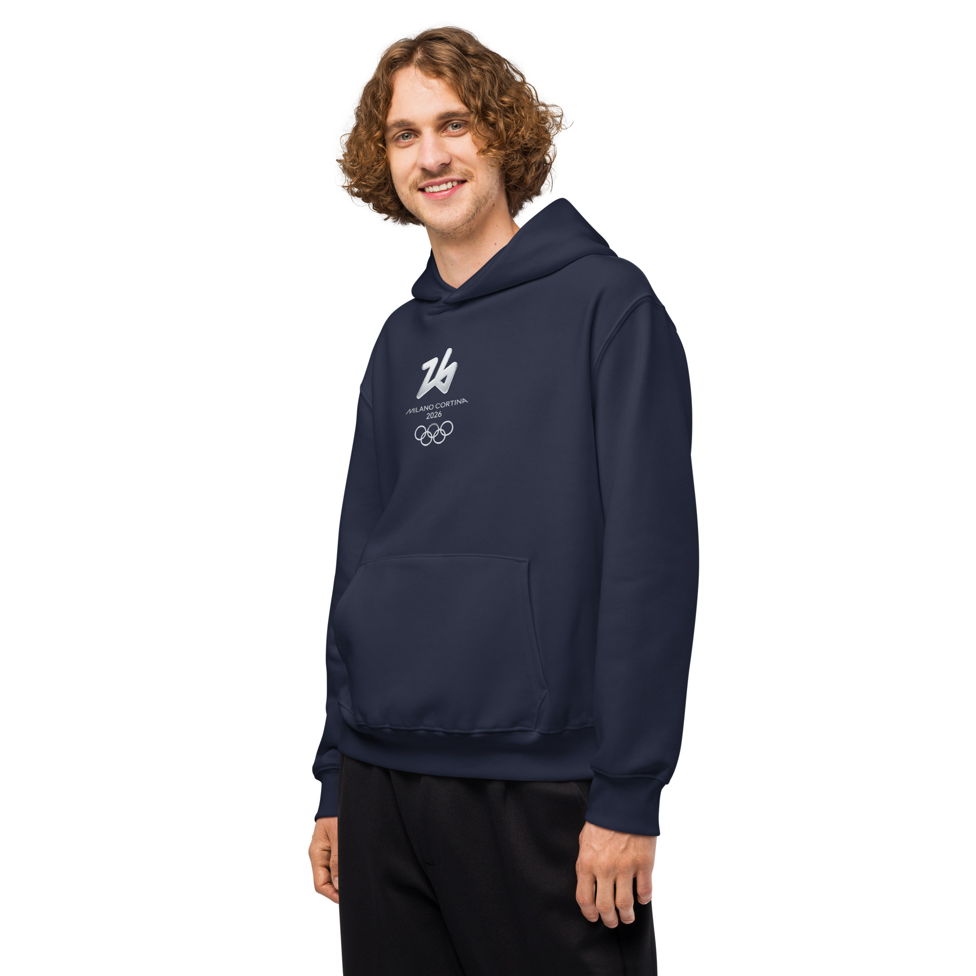 oversized heavyweight hoodie | milano cortina 2026 winter olympics sports energy oversized heavyweight hoodie | milano cortina 2026 winter olympics sports energy
