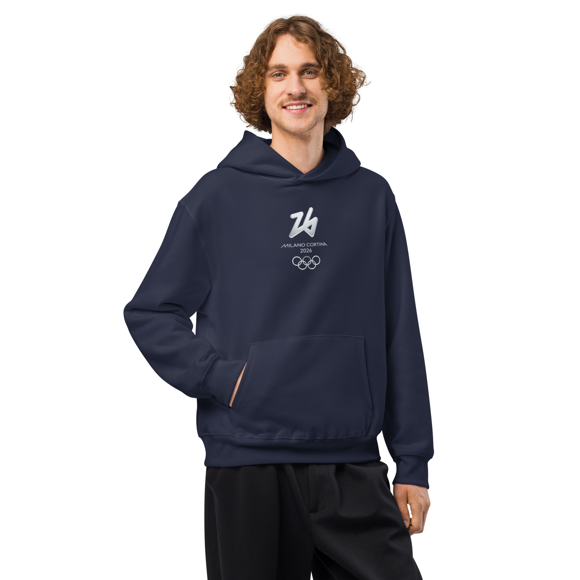 oversized heavyweight hoodie | milano cortina 2026 winter olympics sports energy oversized heavyweight hoodie | milano cortina 2026 winter olympics sports energy