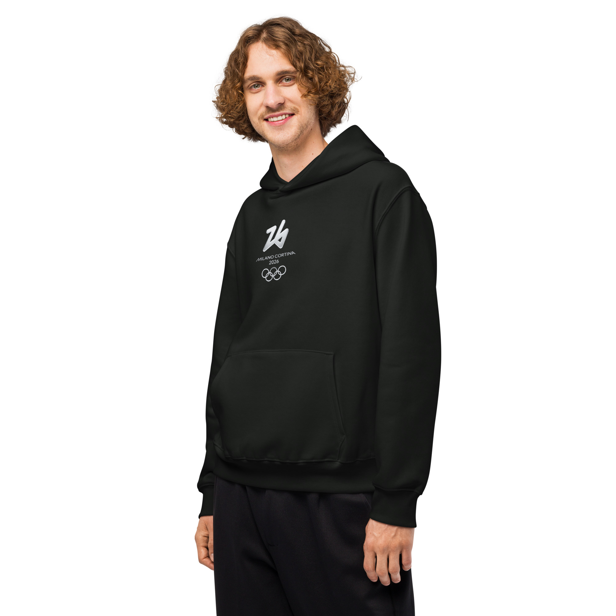 oversized heavyweight hoodie | milano cortina 2026 winter olympics sports energy oversized heavyweight hoodie | milano cortina 2026 winter olympics sports energy
