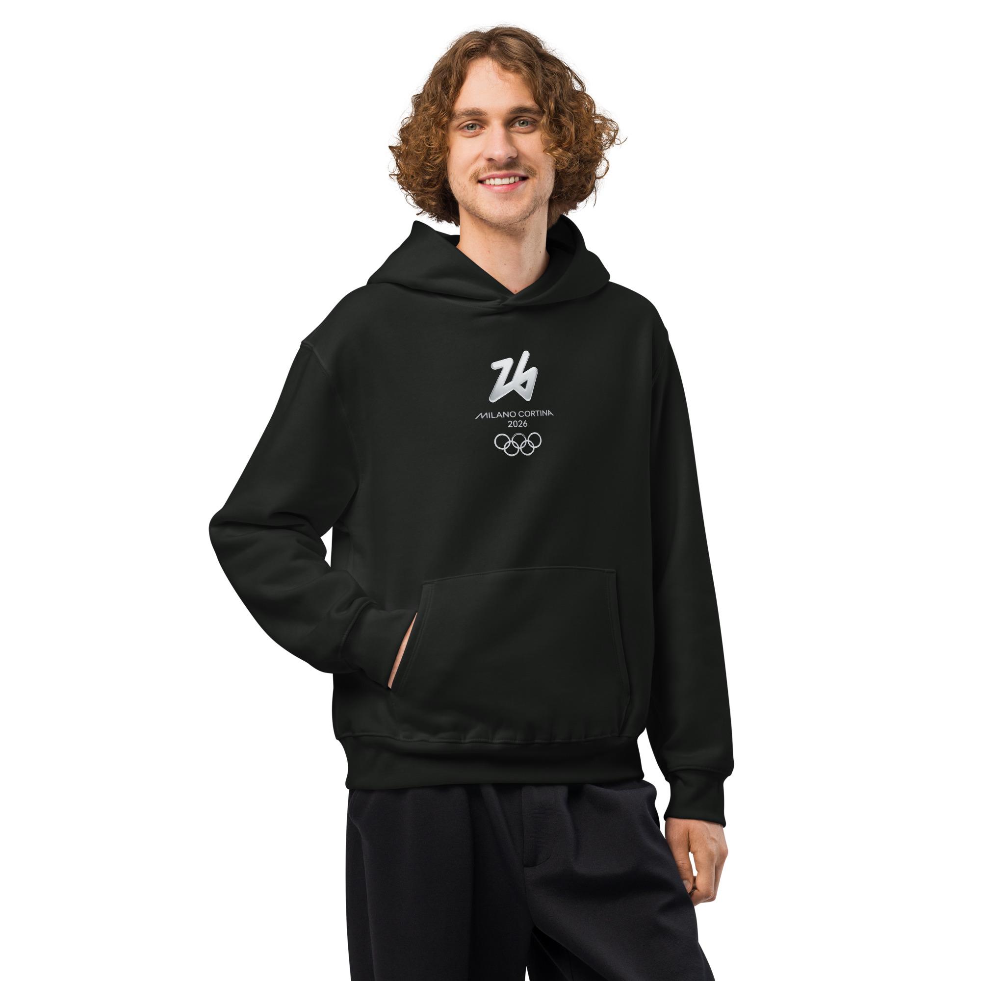 oversized heavyweight hoodie | milano cortina 2026 winter olympics sports energy oversized heavyweight hoodie | milano cortina 2026 winter olympics sports energy