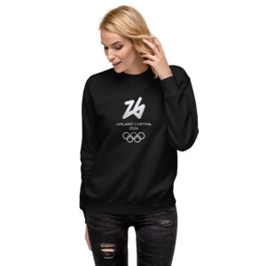 unisex premium sweatshirt | milano cortina 2026 winter olympics sports energy