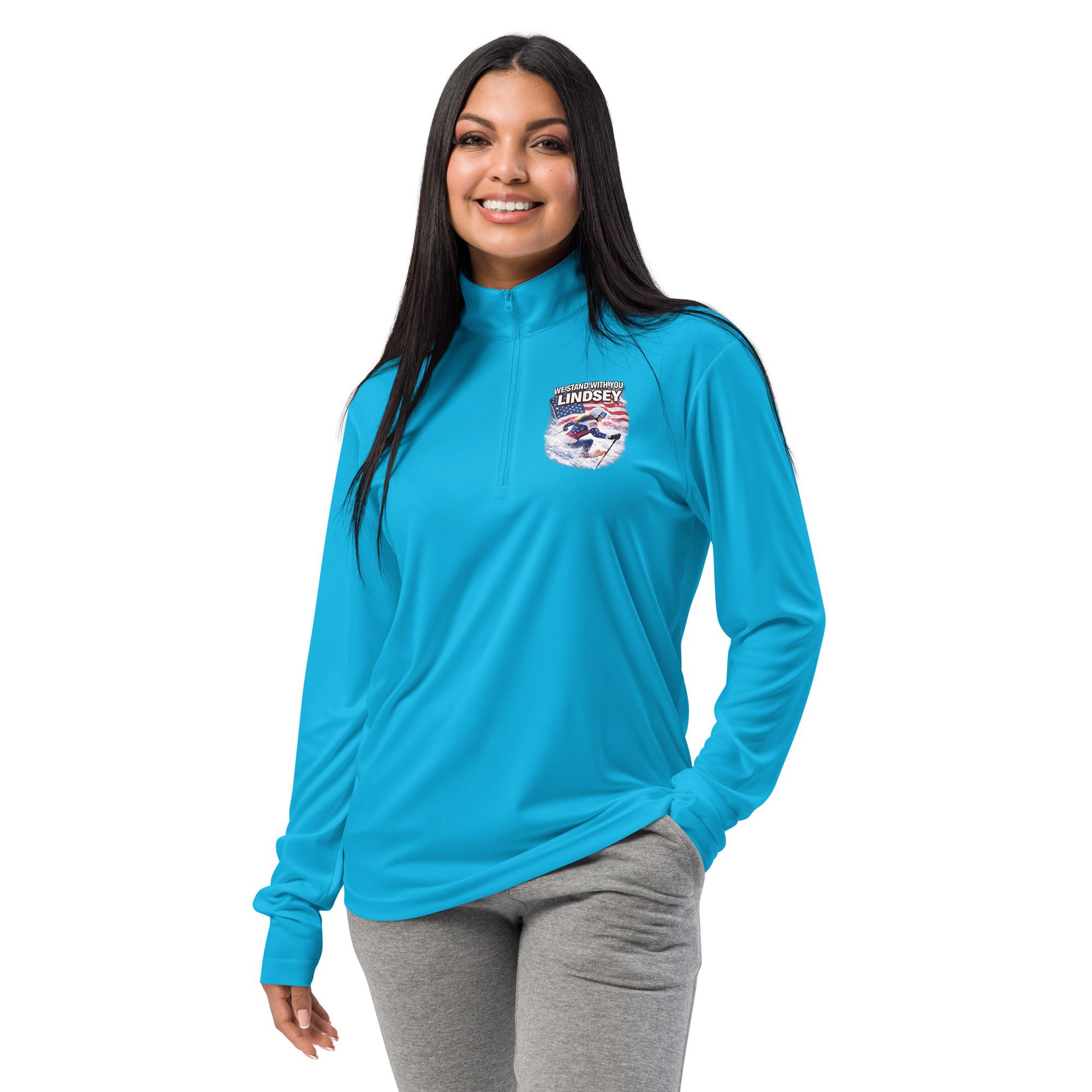lightweight quarter zip pullover | we stand with you, lindsey lightweight quarter zip pullover | we stand with you, lindsey