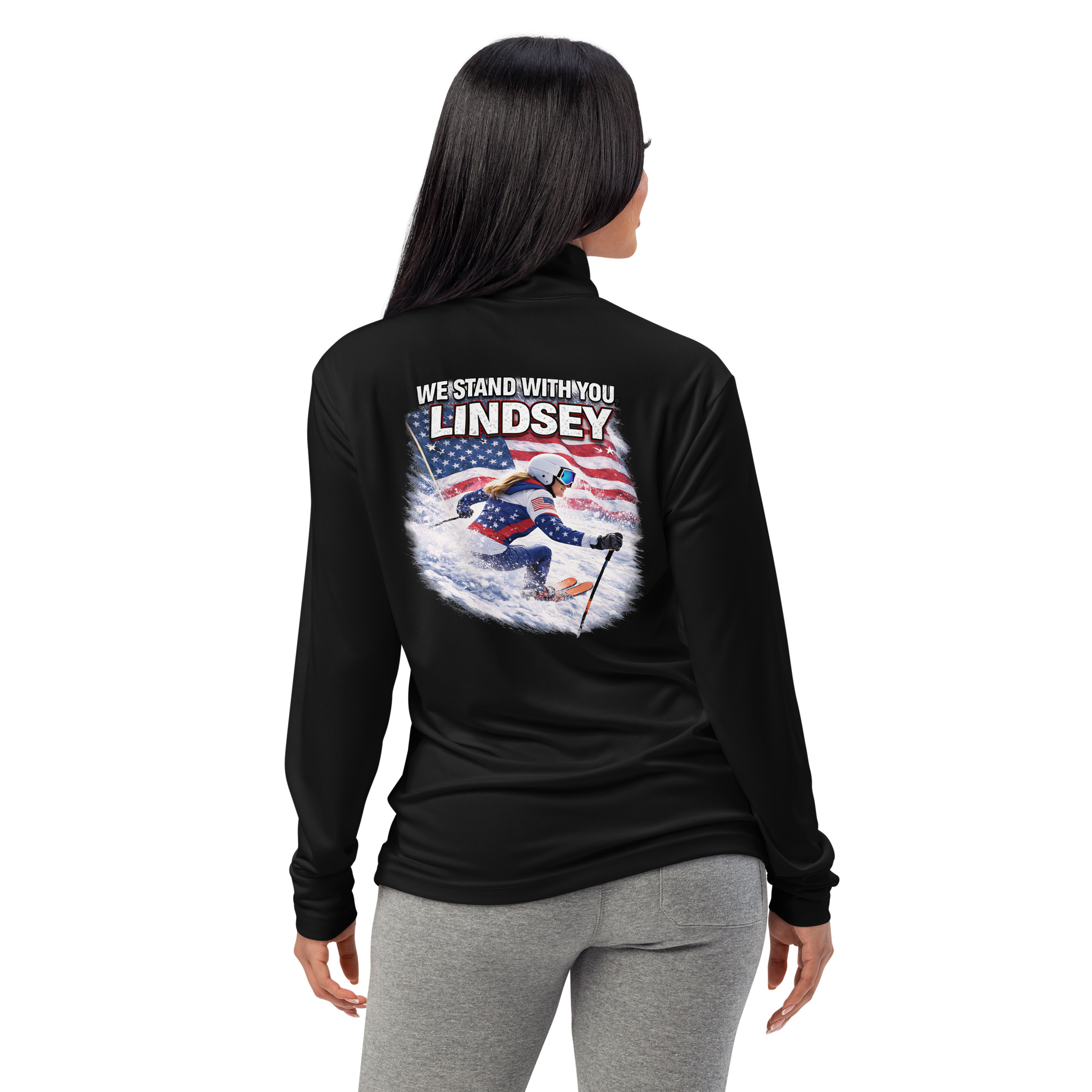 lightweight quarter zip pullover | we stand with you, lindsey lightweight quarter zip pullover | we stand with you, lindsey