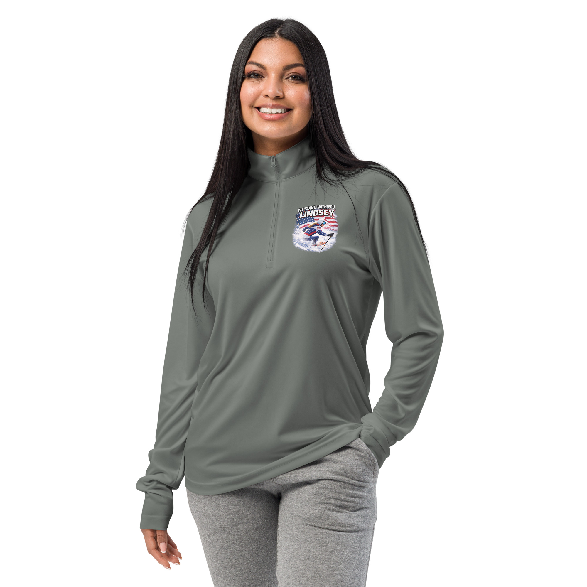 lightweight quarter zip pullover | we stand with you, lindsey lightweight quarter zip pullover | we stand with you, lindsey