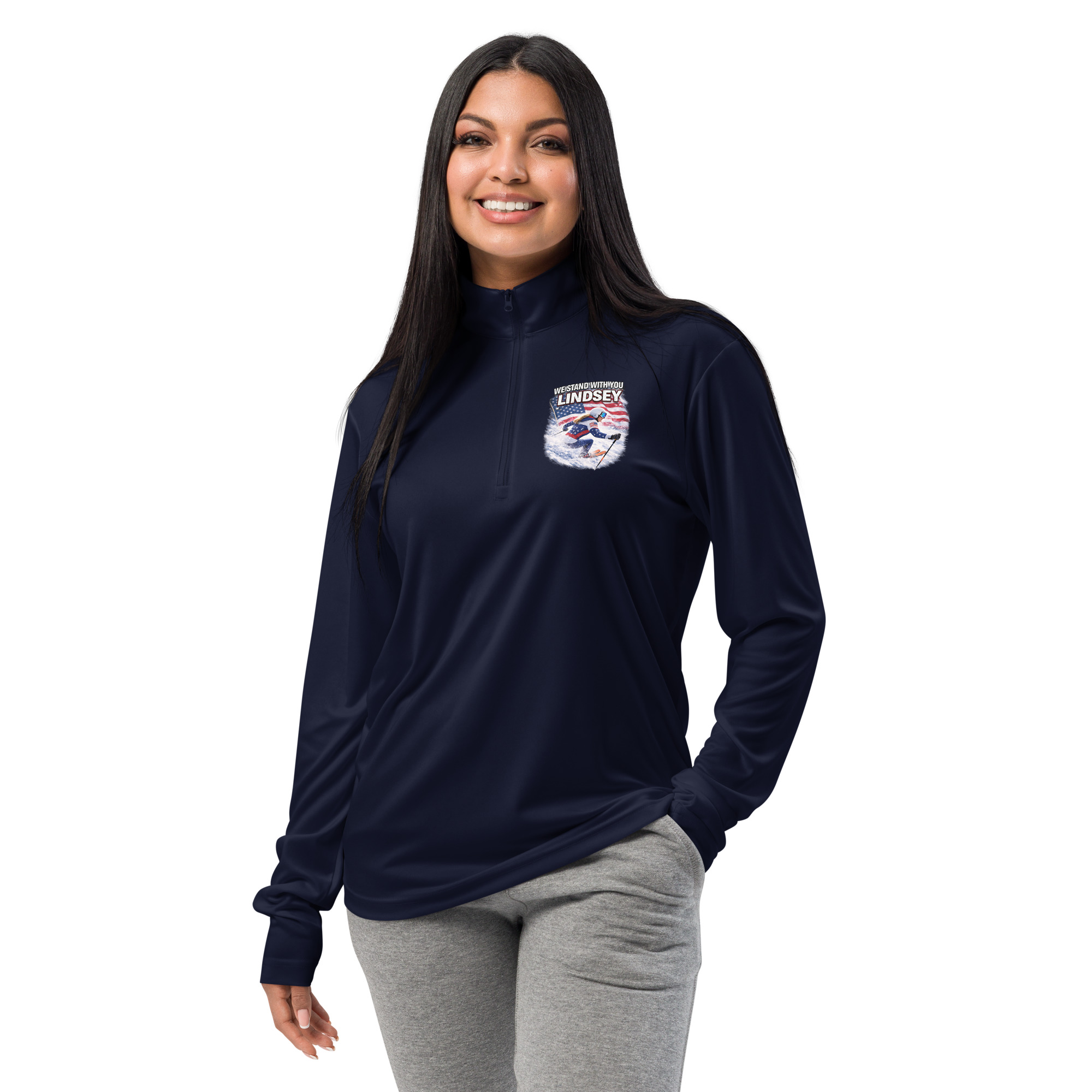 lightweight quarter zip pullover | we stand with you, lindsey lightweight quarter zip pullover | we stand with you, lindsey