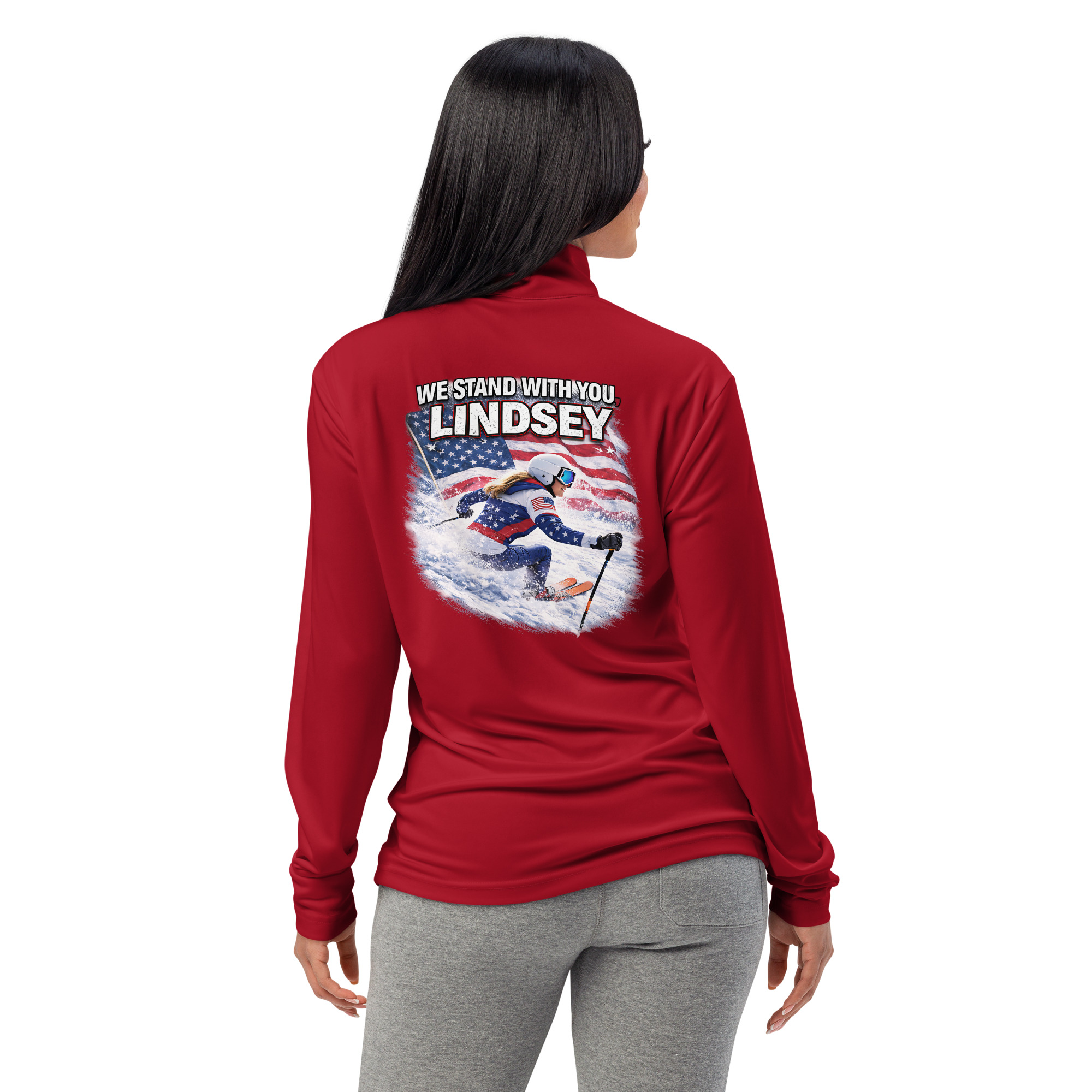 lightweight quarter zip pullover | we stand with you, lindsey lightweight quarter zip pullover | we stand with you, lindsey