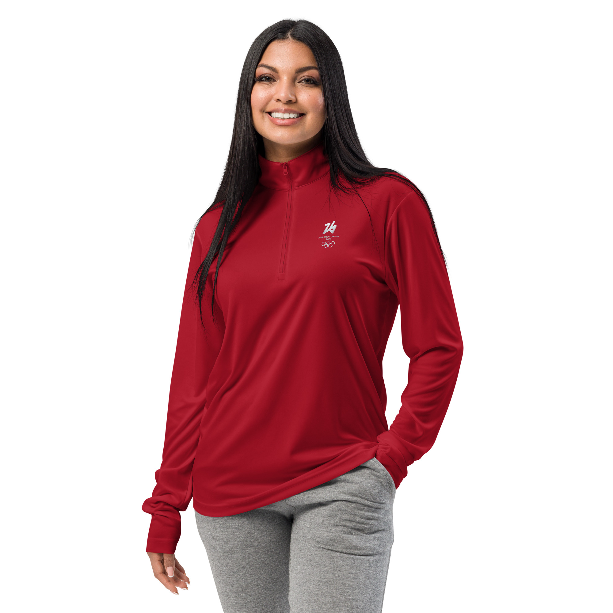 lightweight quarter zip pullover | milano cortina 2026 winter olympics sports energy lightweight quarter zip pullover | milano cortina 2026 winter olympics sports energy