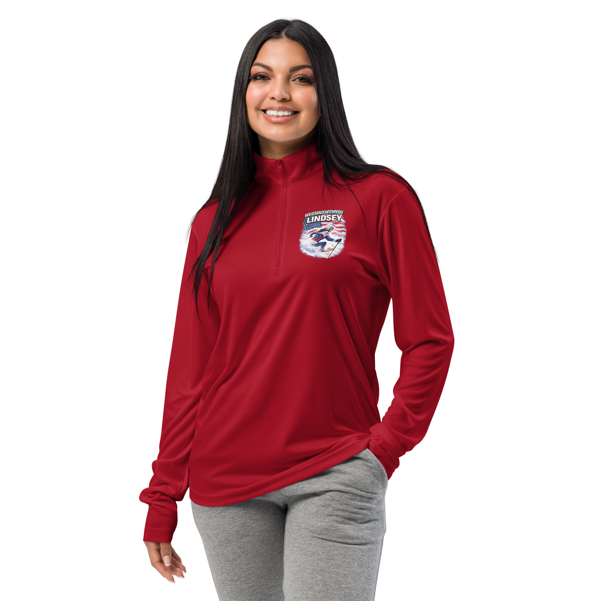 lightweight quarter zip pullover | we stand with you, lindsey lightweight quarter zip pullover | we stand with you, lindsey