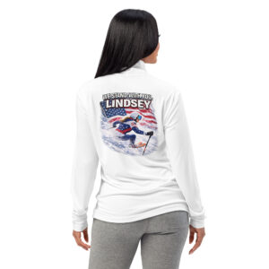 lightweight quarter zip pullover | we stand with you, lindsey