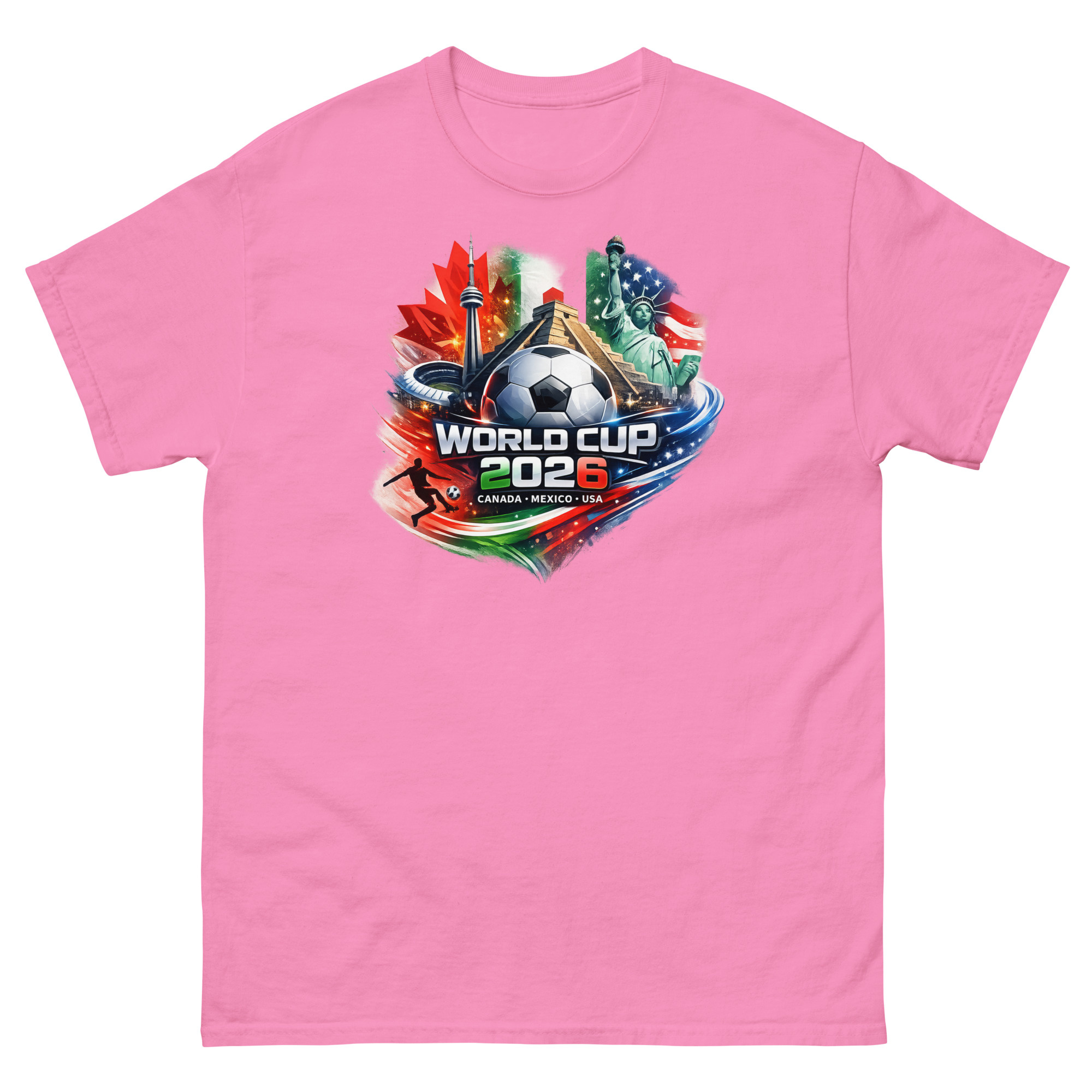 unisex classic tee | world football spirit 2026 shirt usa canada mexico soccer fan tee north america match day gift unisex classic tee | world football spirit 2026 shirt usa canada mexico soccer fan tee north america match day gift