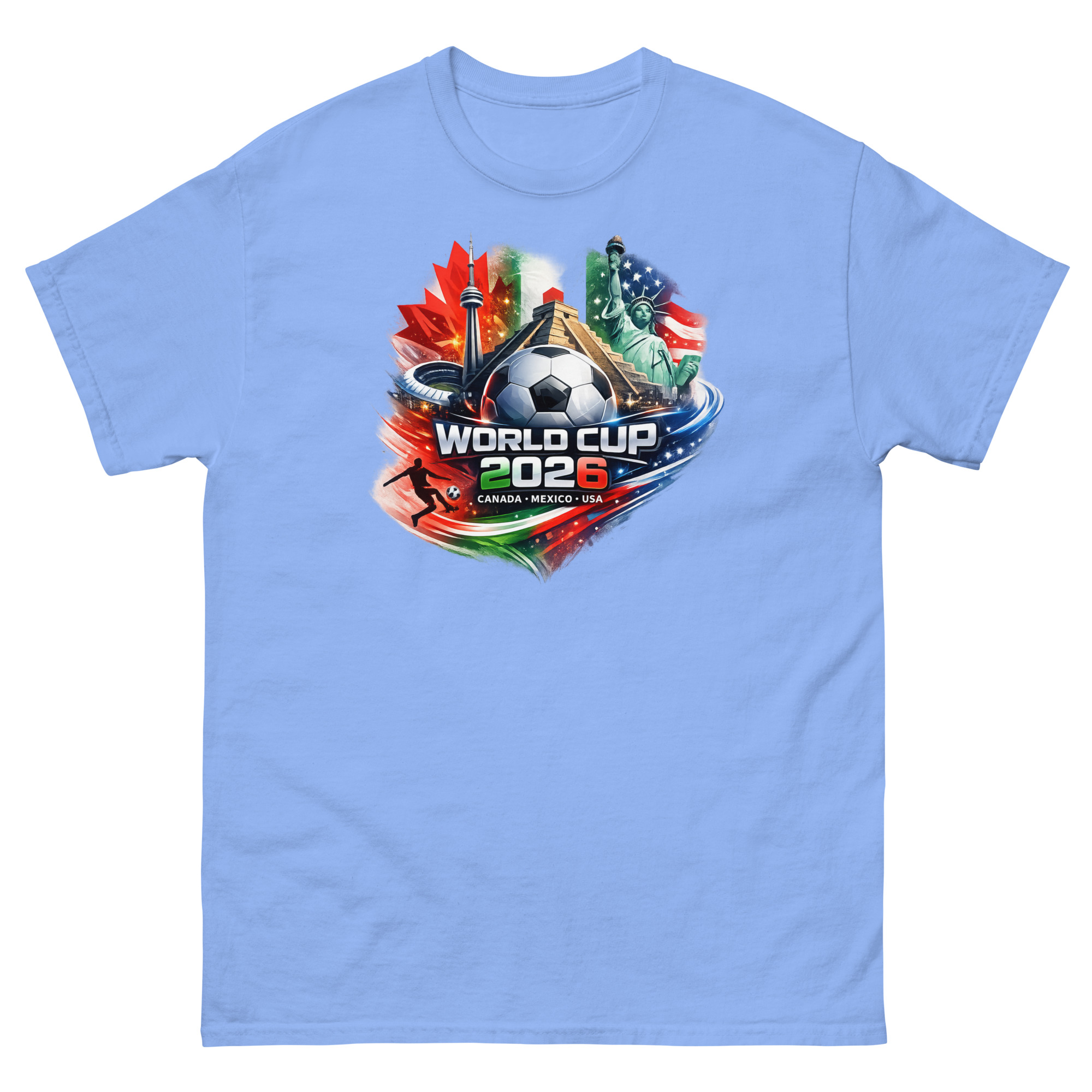 unisex classic tee | world football spirit 2026 shirt usa canada mexico soccer fan tee north america match day gift unisex classic tee | world football spirit 2026 shirt usa canada mexico soccer fan tee north america match day gift