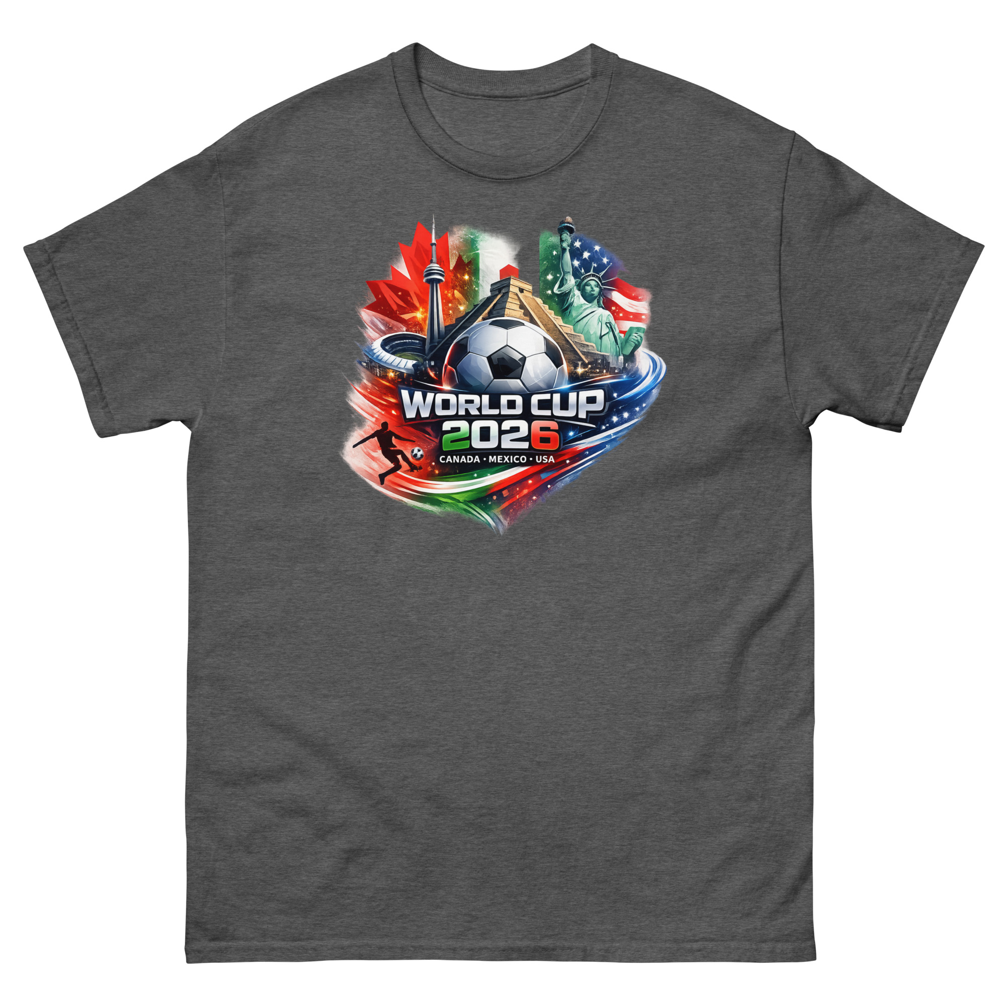 unisex classic tee | world football spirit 2026 shirt usa canada mexico soccer fan tee north america match day gift unisex classic tee | world football spirit 2026 shirt usa canada mexico soccer fan tee north america match day gift