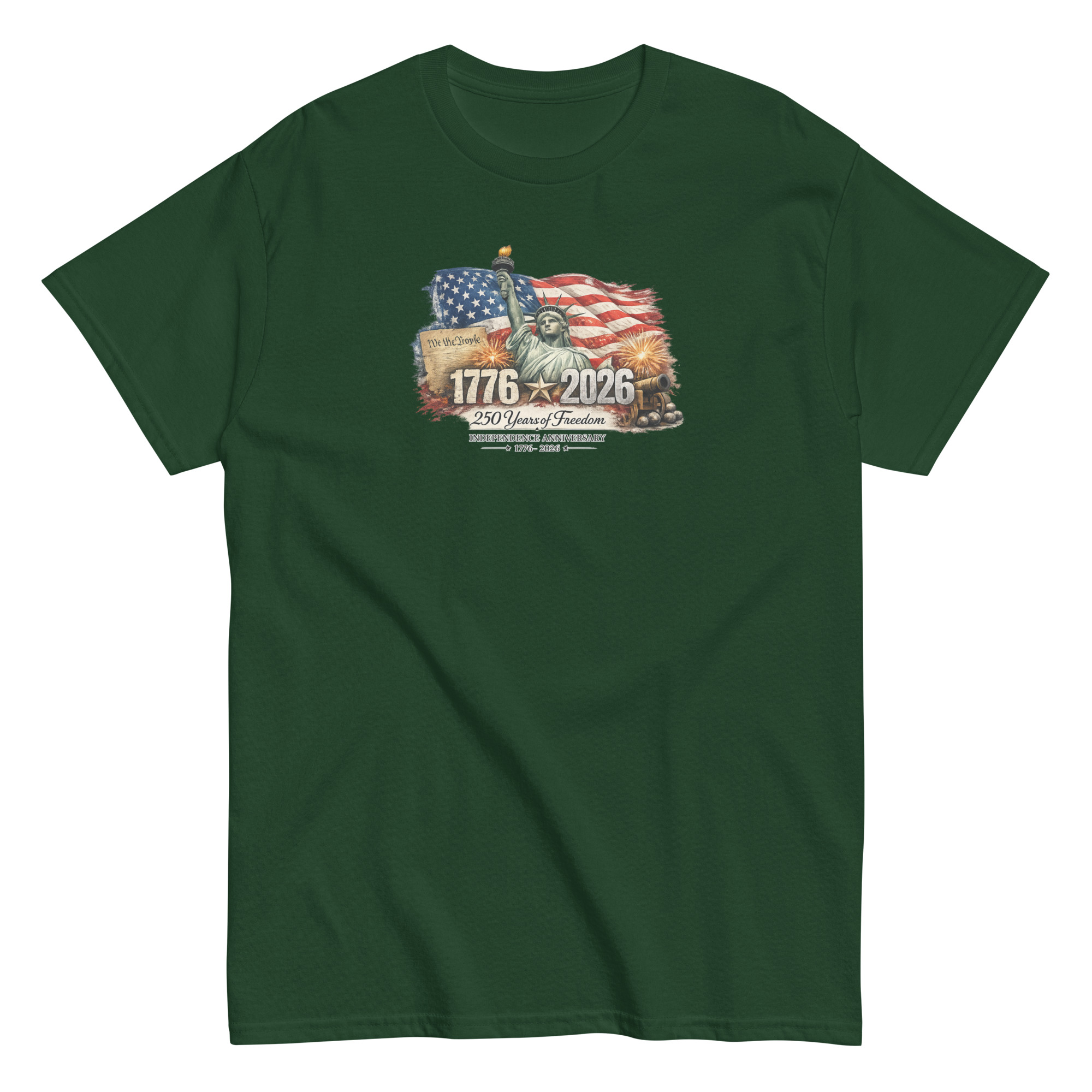 unisex classic tee | usa independence 250 years collection 1776–2026 unisex classic tee | usa independence 250 years collection 1776–2026
