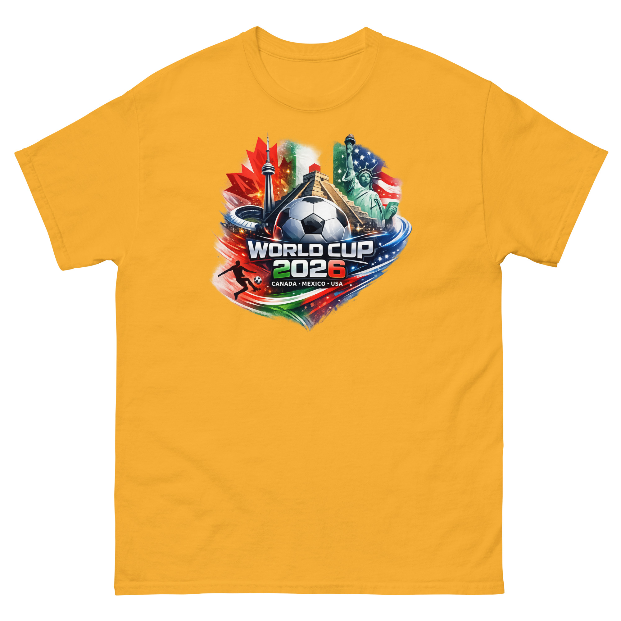 unisex classic tee | world football spirit 2026 shirt usa canada mexico soccer fan tee north america match day gift unisex classic tee | world football spirit 2026 shirt usa canada mexico soccer fan tee north america match day gift
